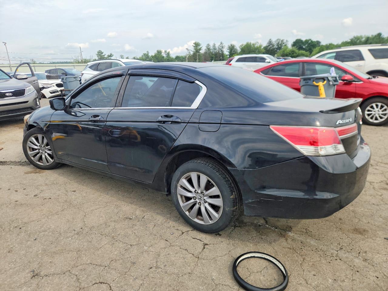 2011 Honda Accord Ex Black vin: 1HGCP2F71BA026212