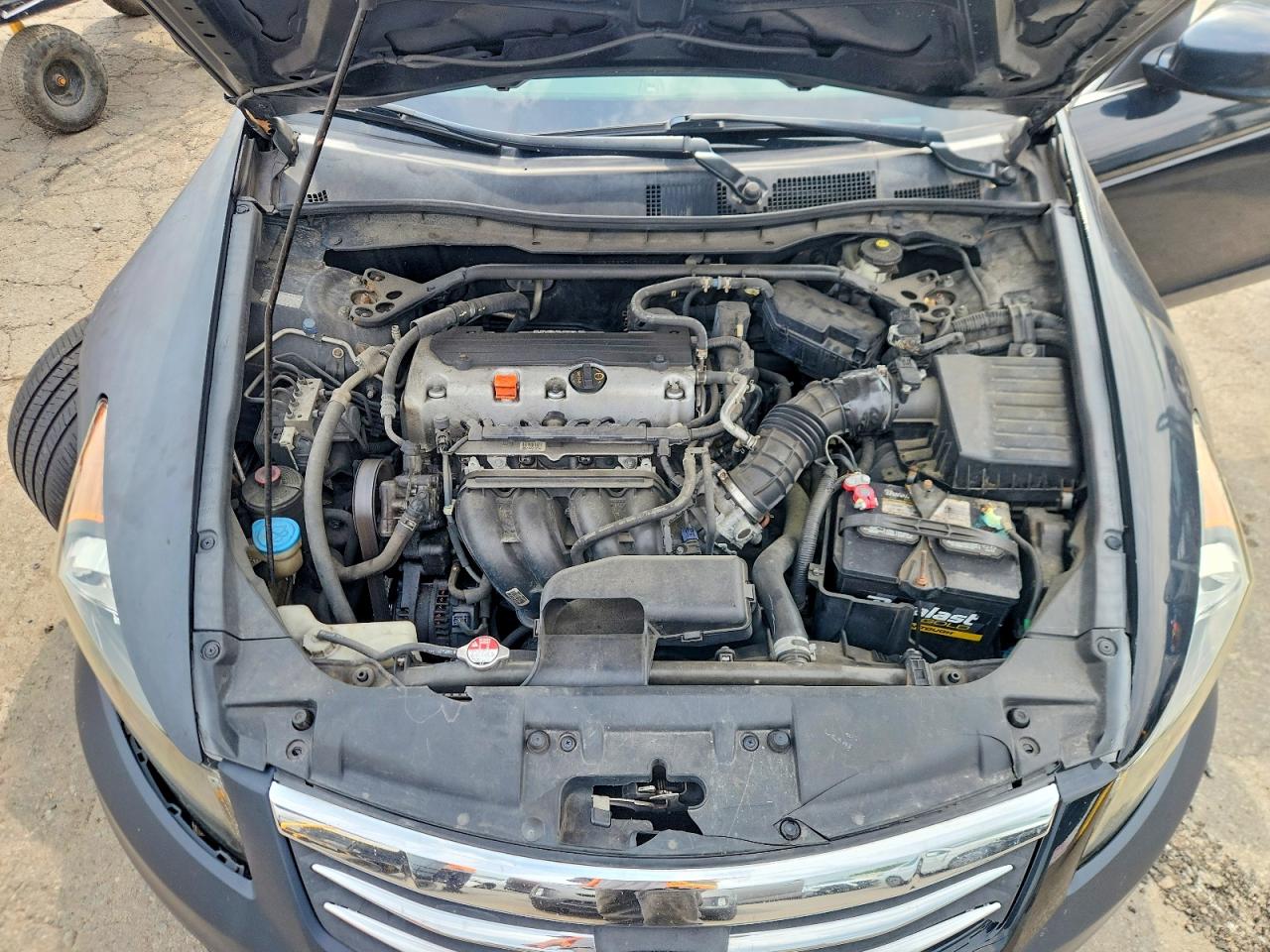 2011 Honda Accord Ex Black vin: 1HGCP2F71BA026212