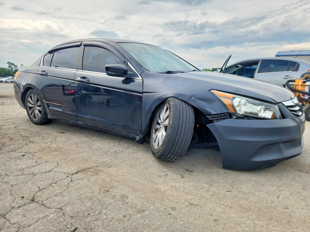 2011 Honda Accord Ex Black vin: 1HGCP2F71BA026212