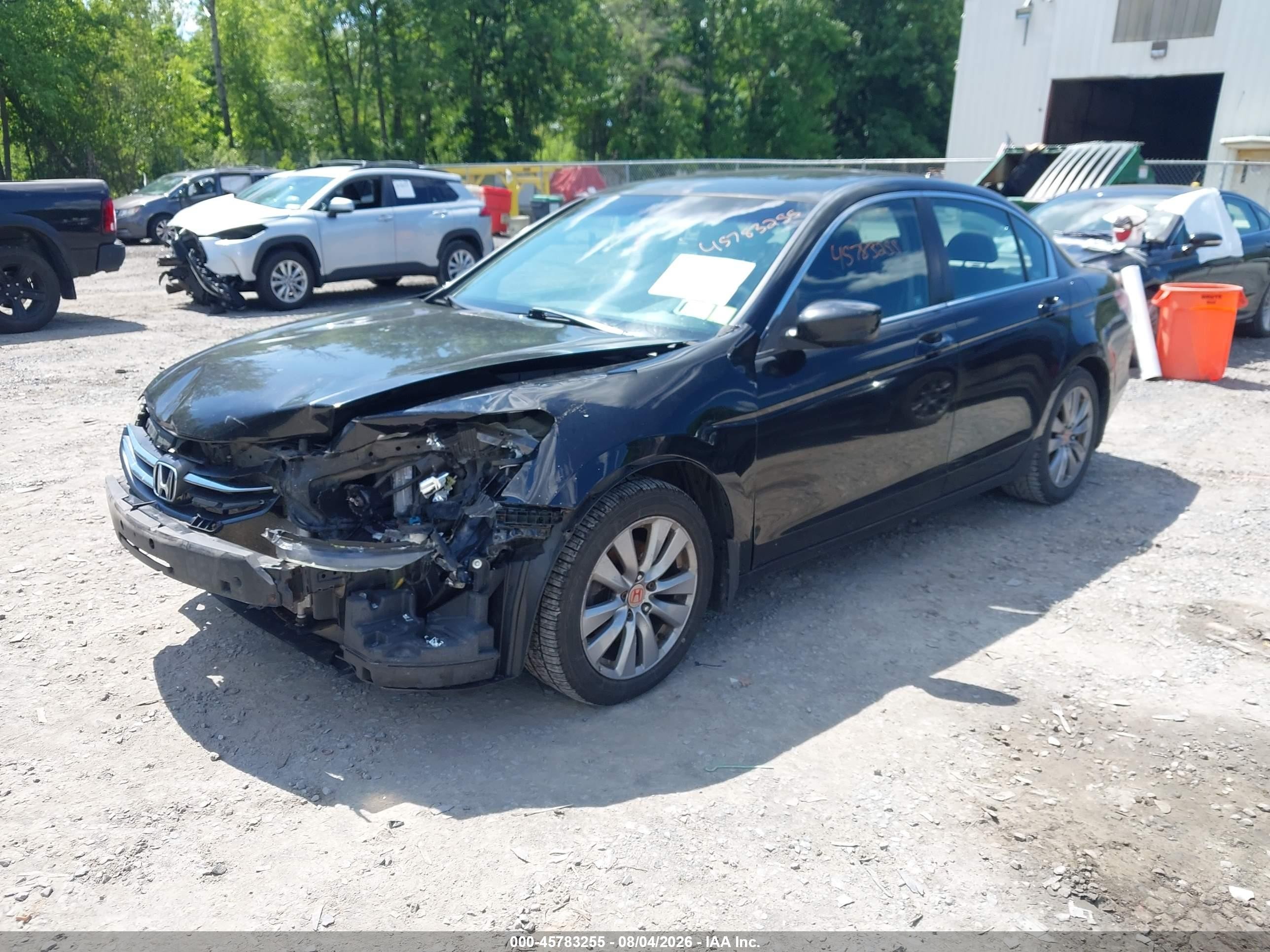 2011 Honda Accord 2.4 Ex Black vin: 1HGCP2F71BA057234