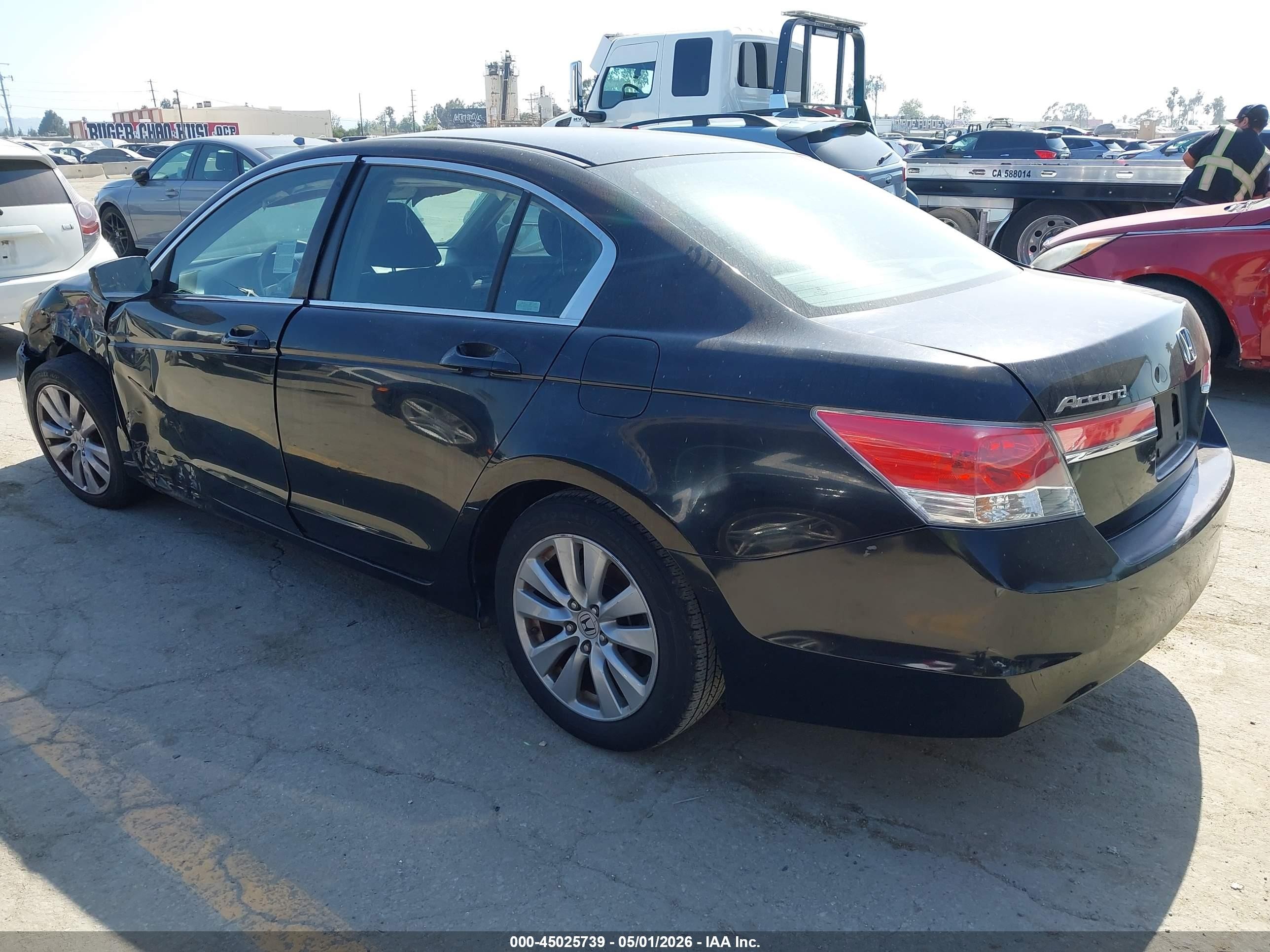 2011 Honda Accord 2.4 Ex Black vin: 1HGCP2F71BA060943