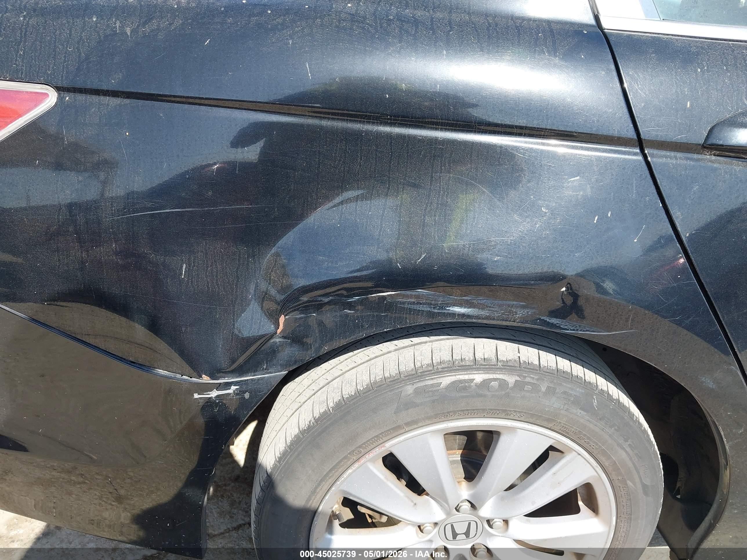 2011 Honda Accord 2.4 Ex Black vin: 1HGCP2F71BA060943