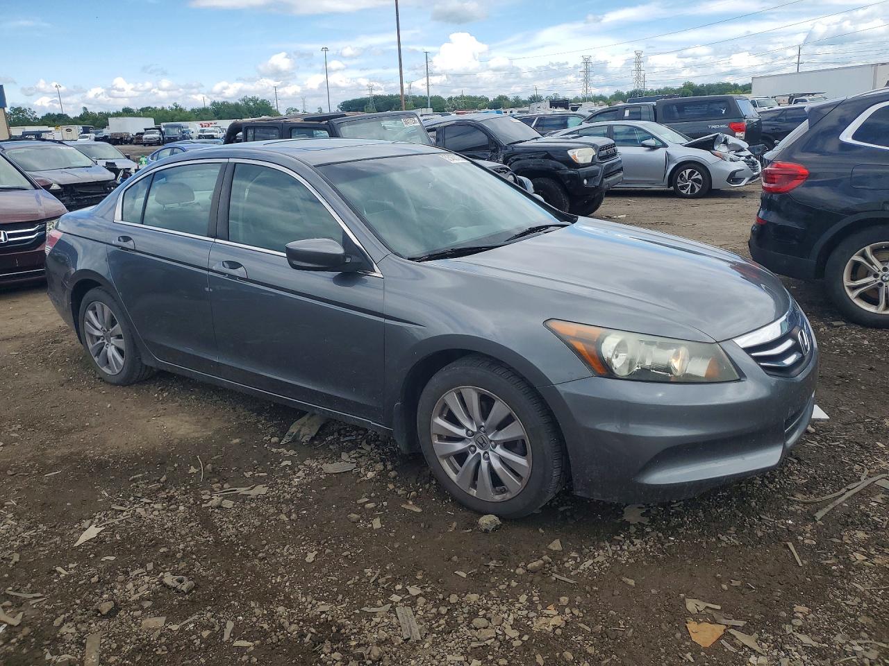 2011 Honda Accord Ex Gray vin: 1HGCP2F71BA064300