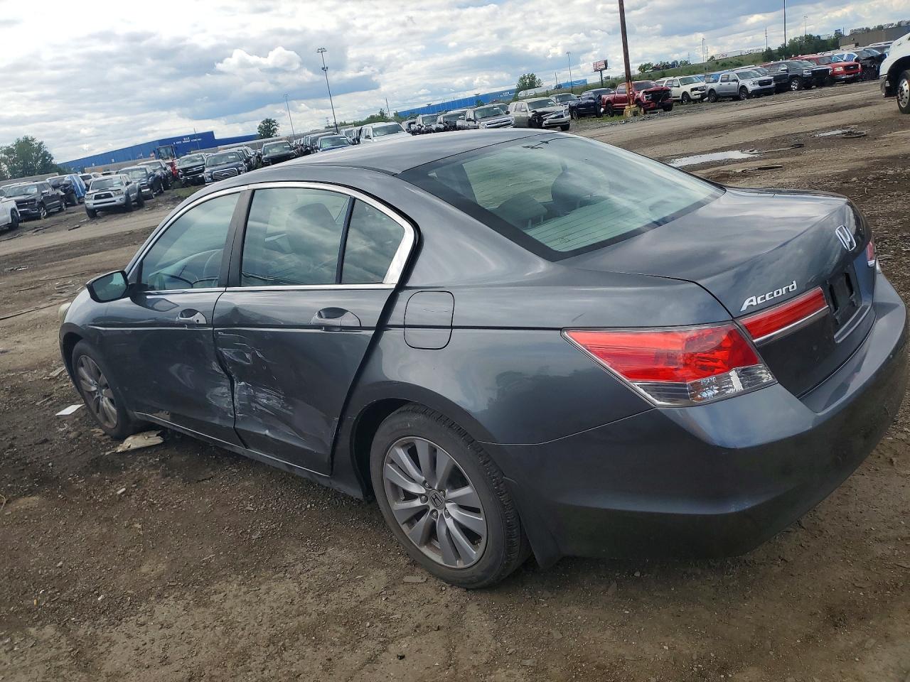 2011 Honda Accord Ex Gray vin: 1HGCP2F71BA064300