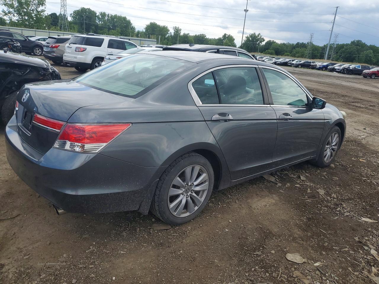 2011 Honda Accord Ex Gray vin: 1HGCP2F71BA064300
