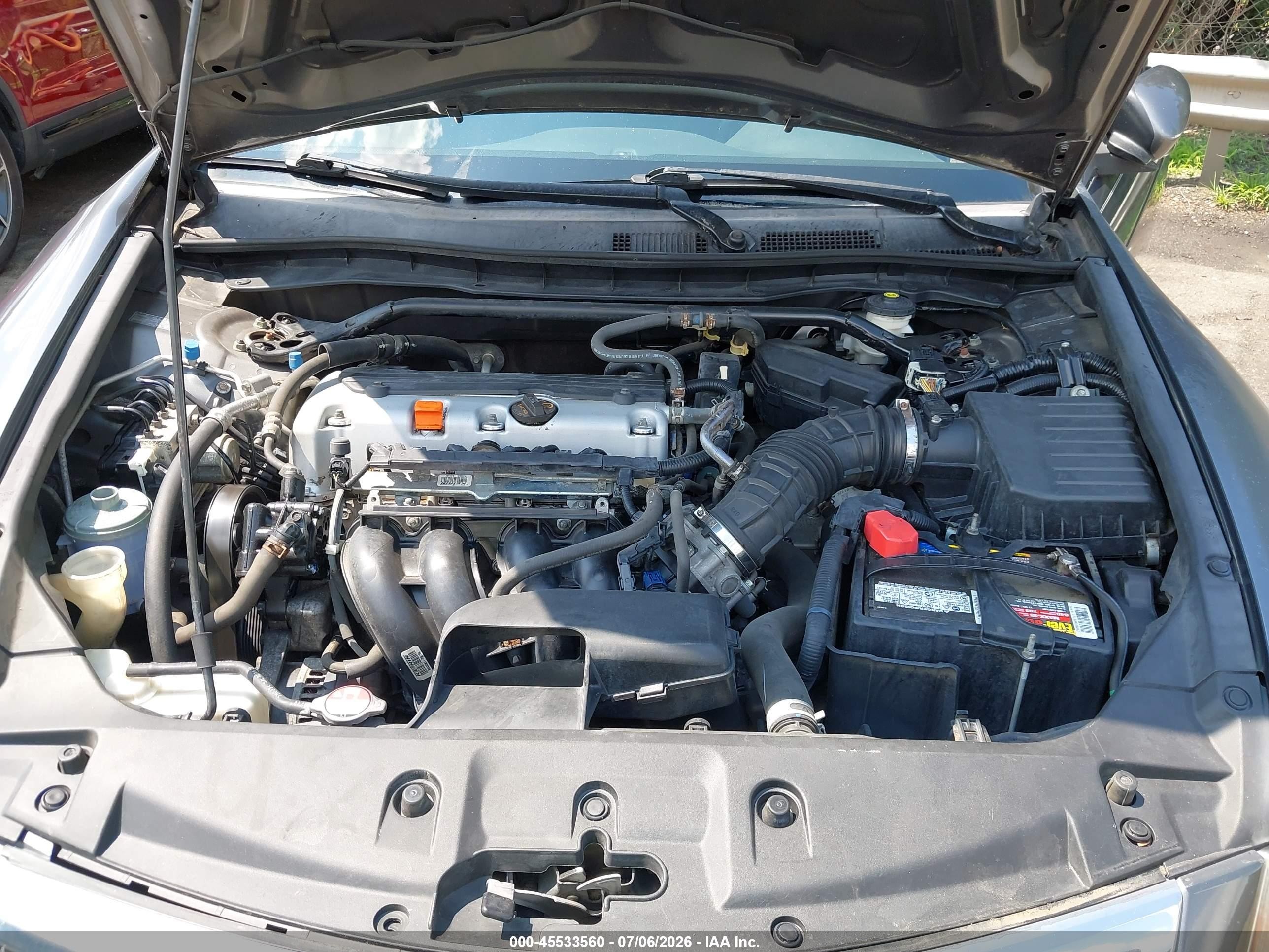 2011 Honda Accord 2.4 Ex Gray vin: 1HGCP2F71BA090413