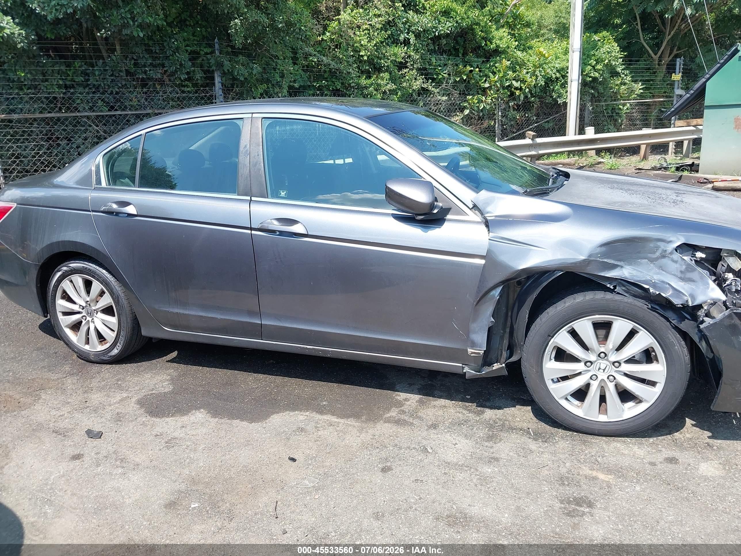 2011 Honda Accord 2.4 Ex Gray vin: 1HGCP2F71BA090413