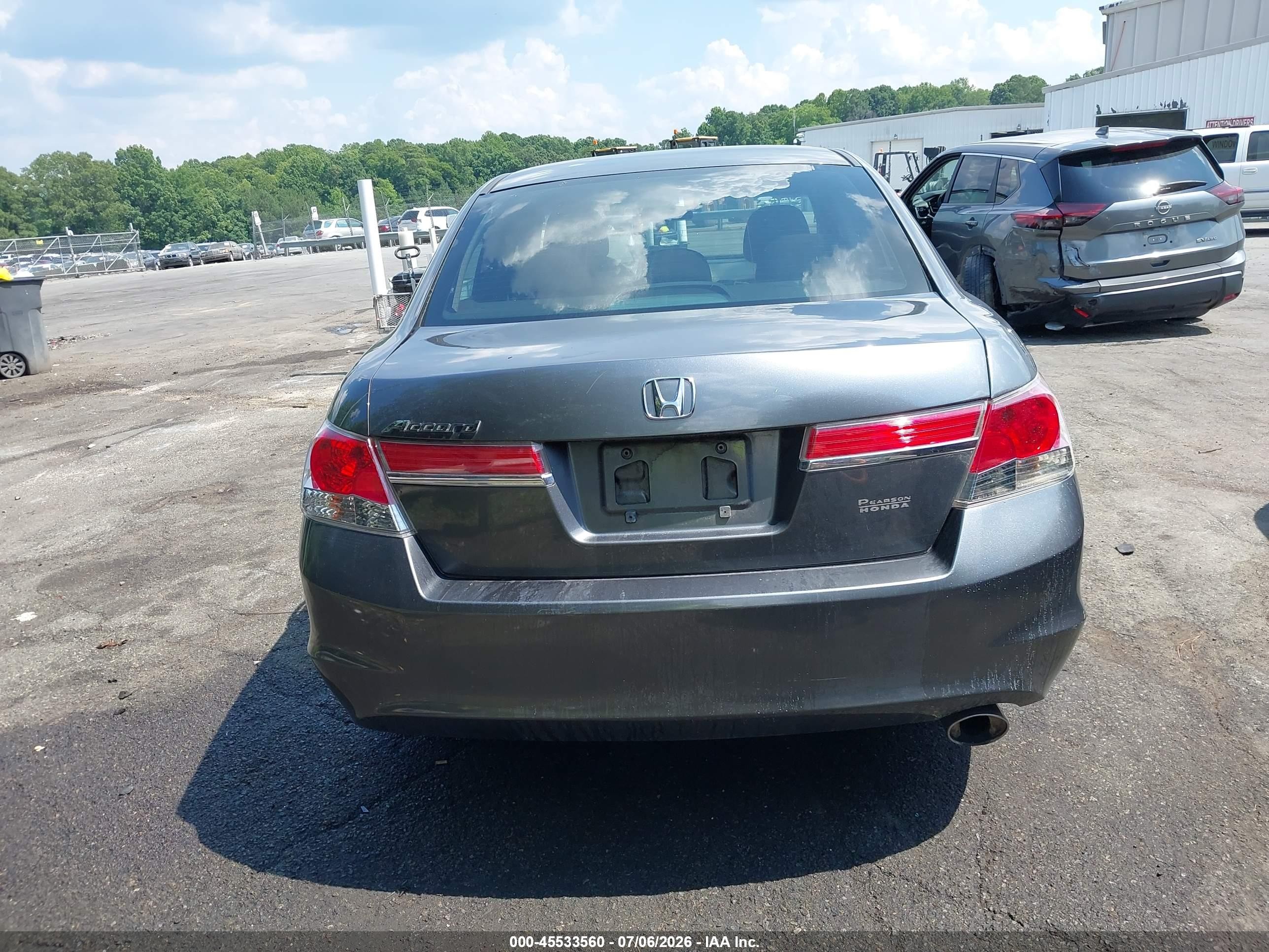 2011 Honda Accord 2.4 Ex Gray vin: 1HGCP2F71BA090413