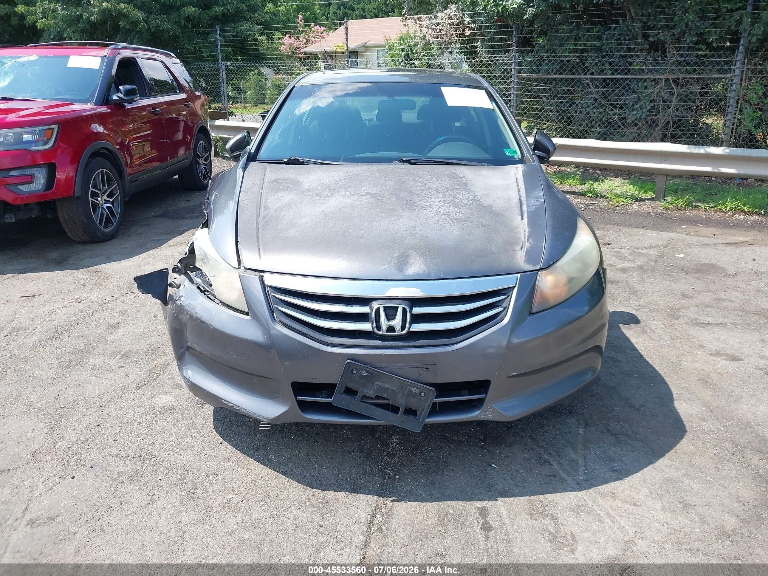 2011 Honda Accord 2.4 Ex Gray vin: 1HGCP2F71BA090413