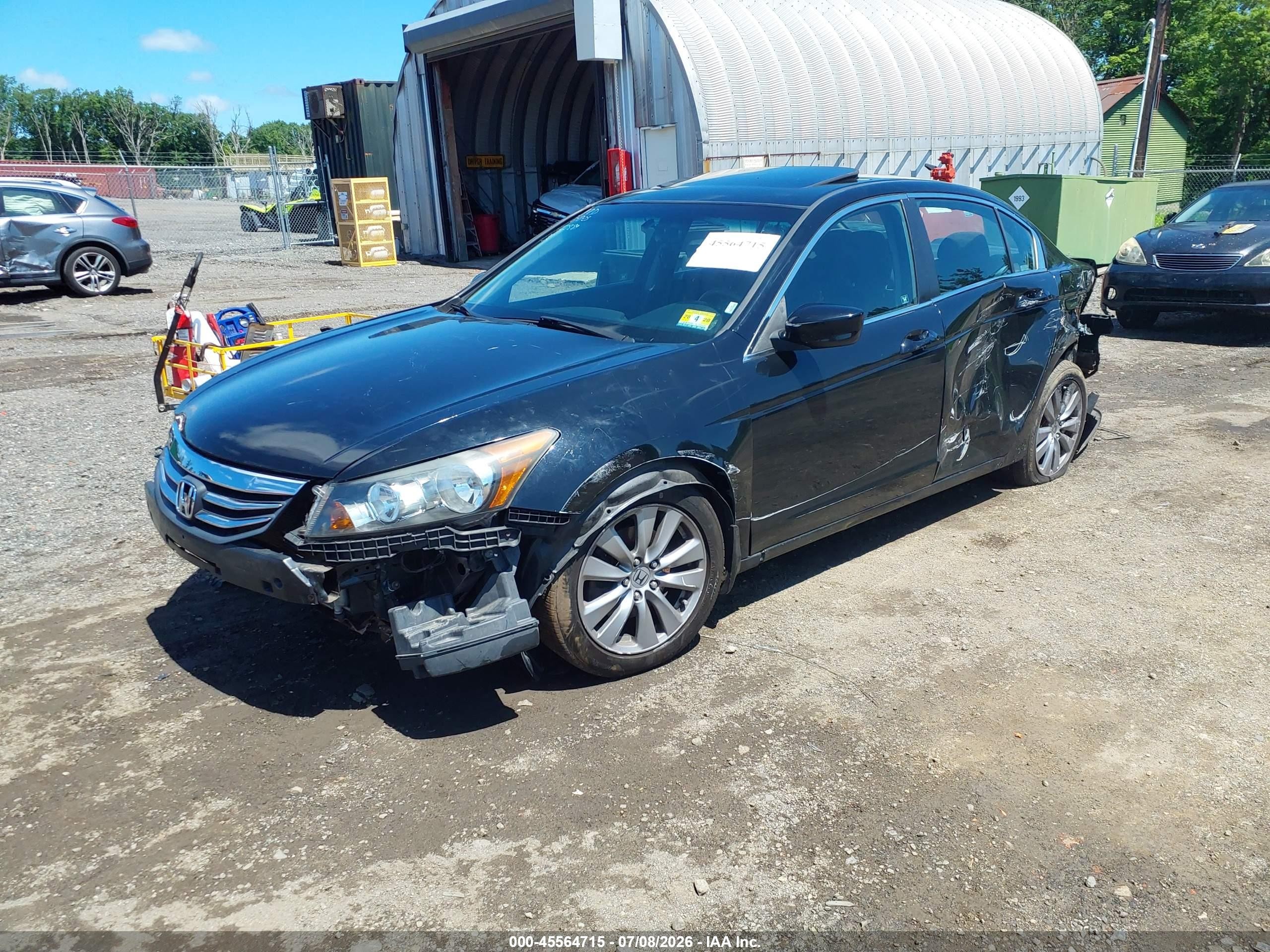 2012 Honda Accord Ex Black vin: 1HGCP2F71CA122889