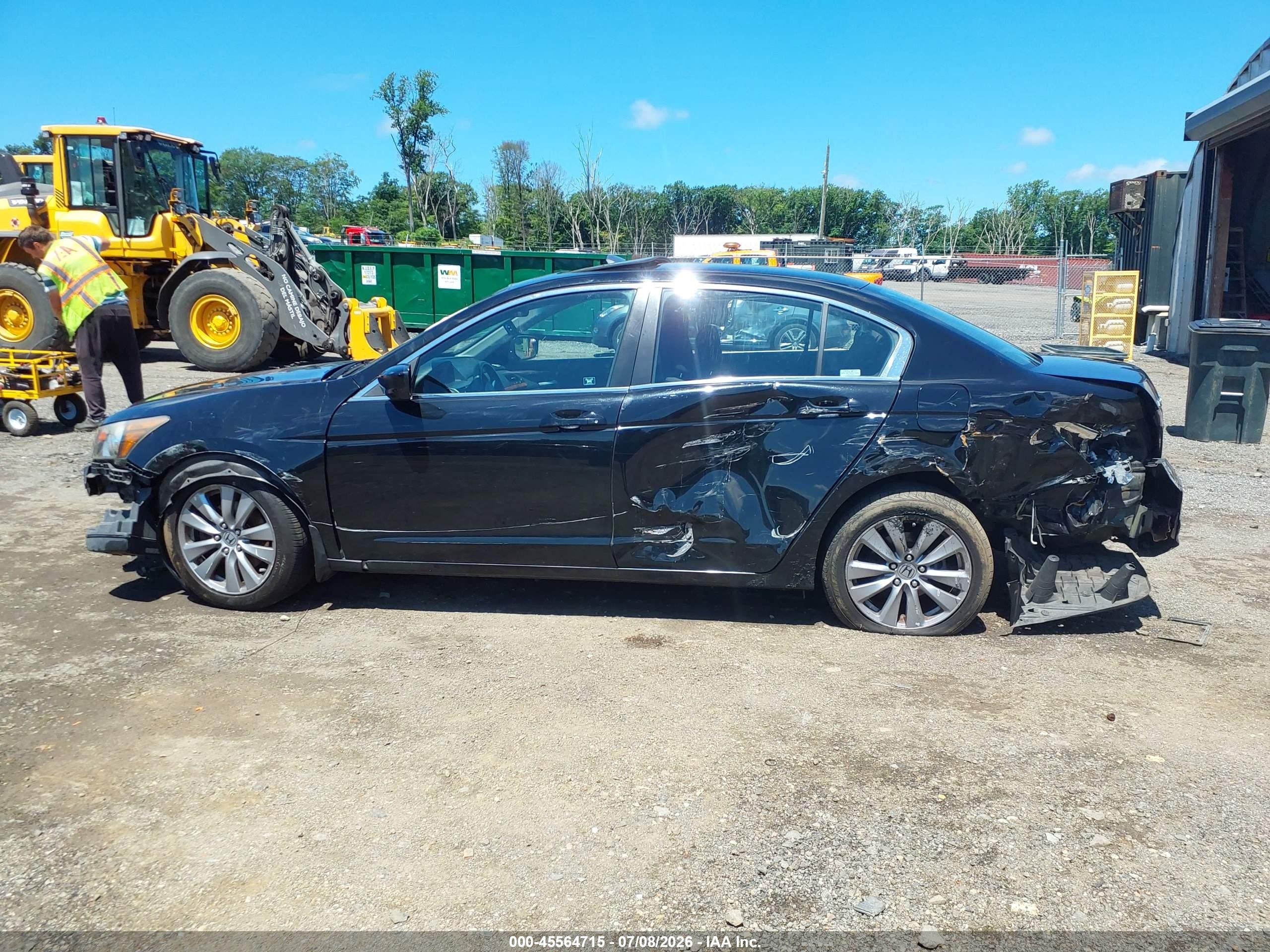 2012 Honda Accord Ex Black vin: 1HGCP2F71CA122889