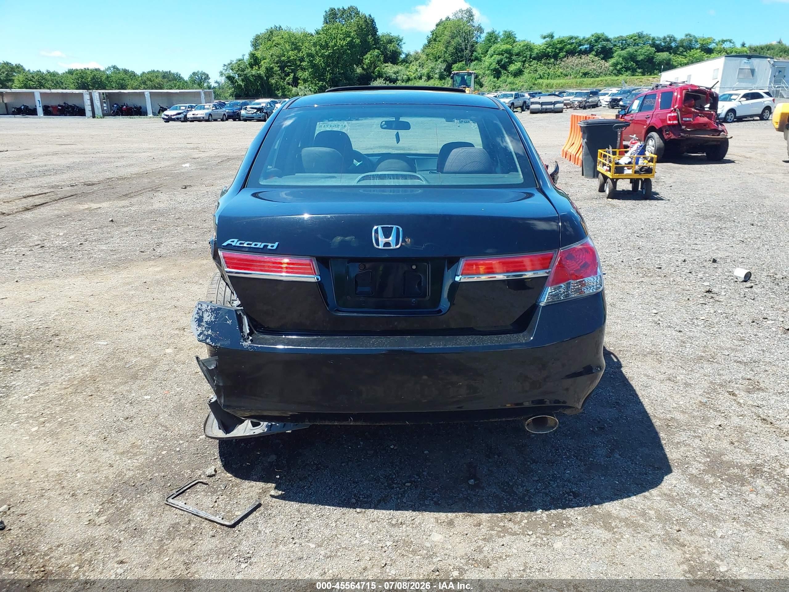 2012 Honda Accord Ex Black vin: 1HGCP2F71CA122889