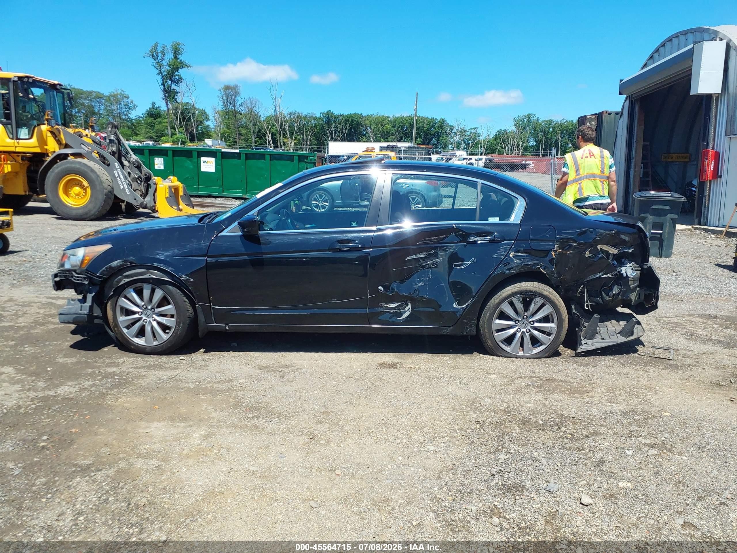 2012 Honda Accord Ex Black vin: 1HGCP2F71CA122889