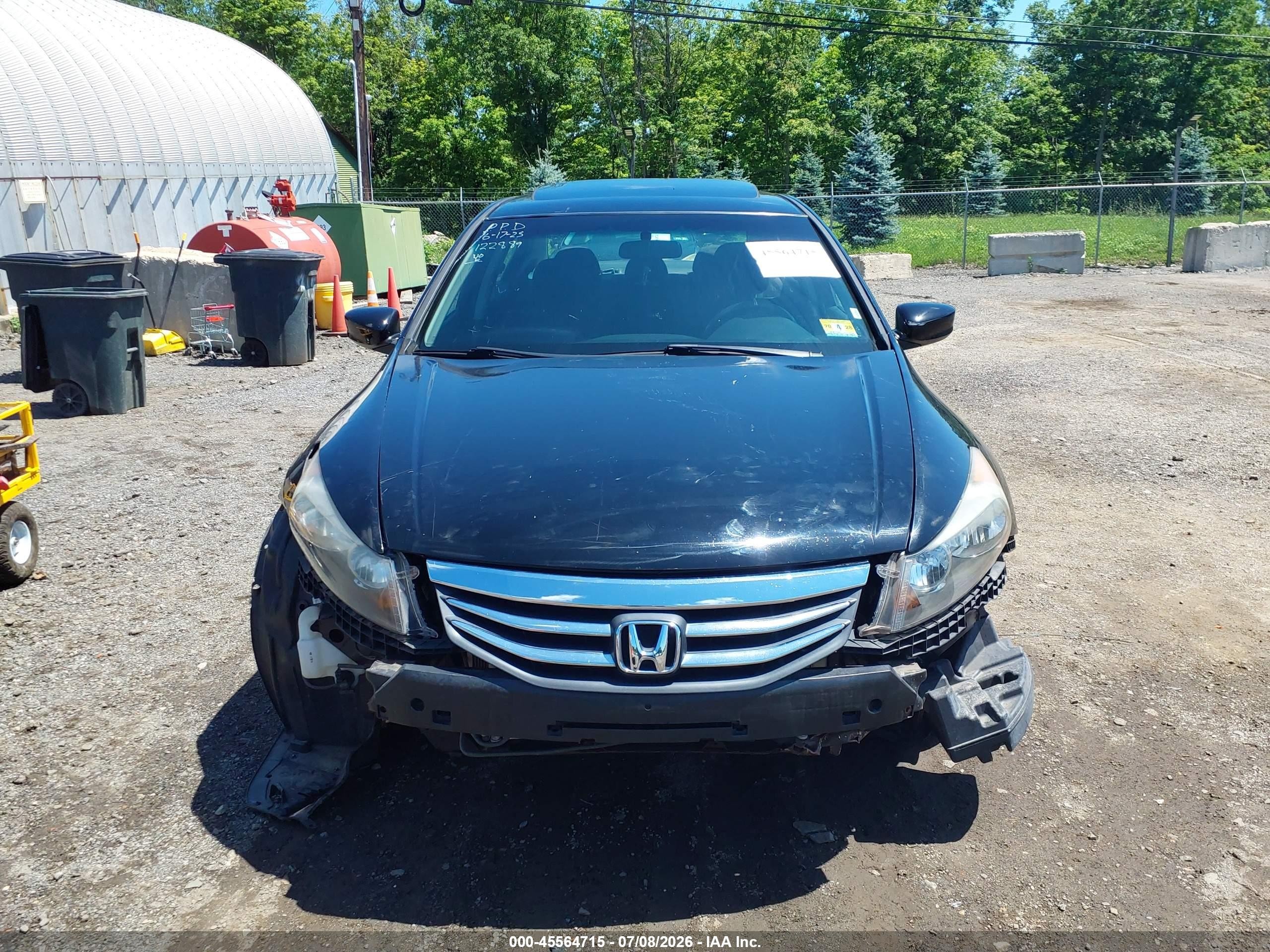 2012 Honda Accord Ex Black vin: 1HGCP2F71CA122889