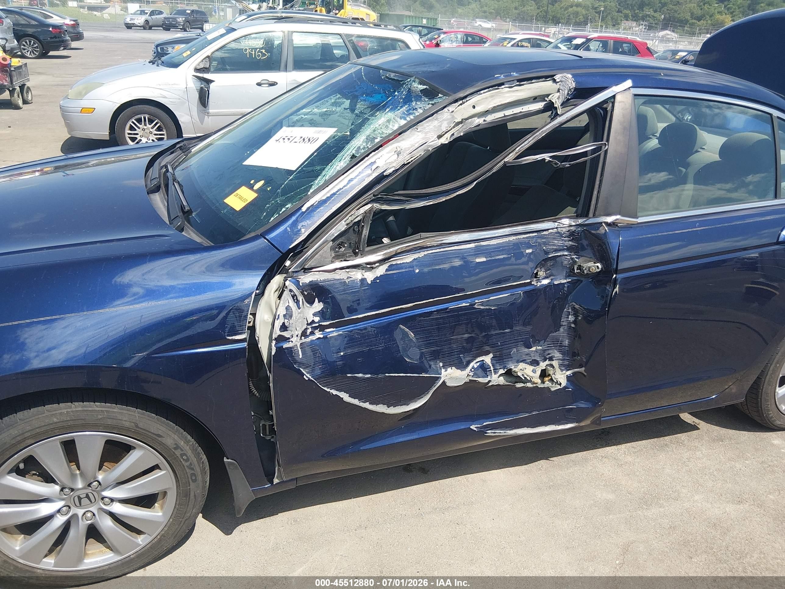 2012 Honda Accord 2.4 Ex Blue vin: 1HGCP2F71CA151616