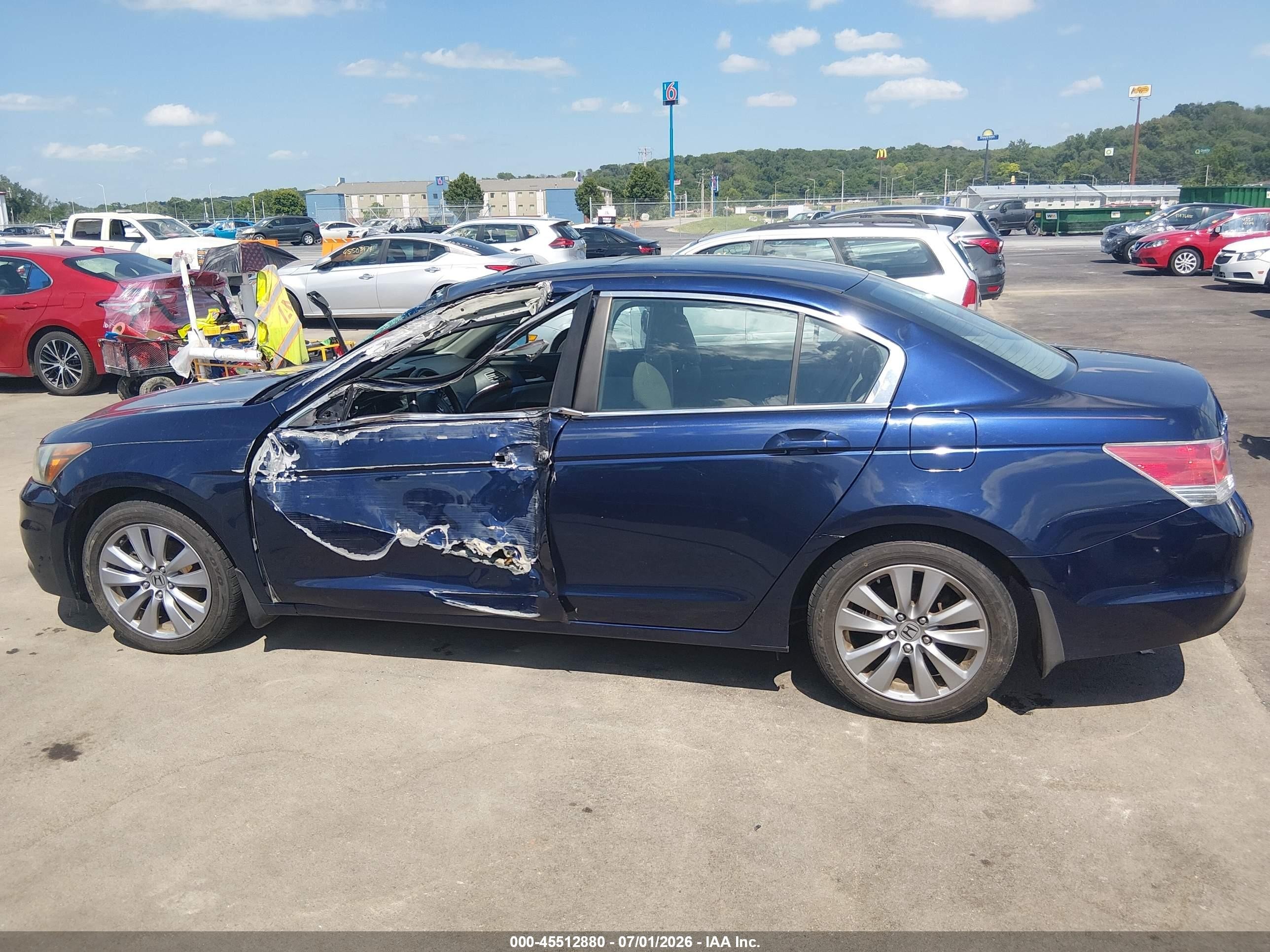 2012 Honda Accord 2.4 Ex Blue vin: 1HGCP2F71CA151616