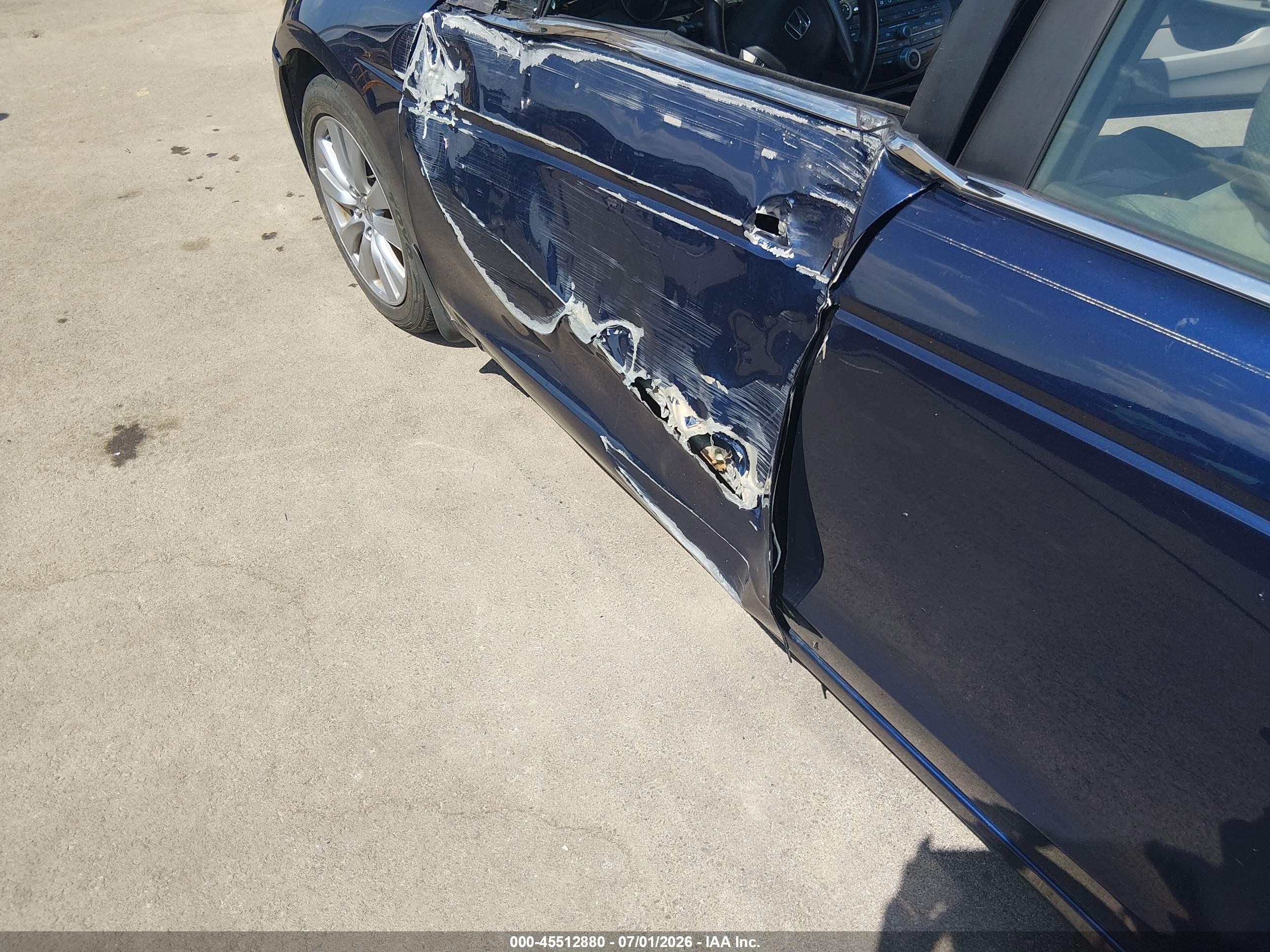 2012 Honda Accord 2.4 Ex Blue vin: 1HGCP2F71CA151616