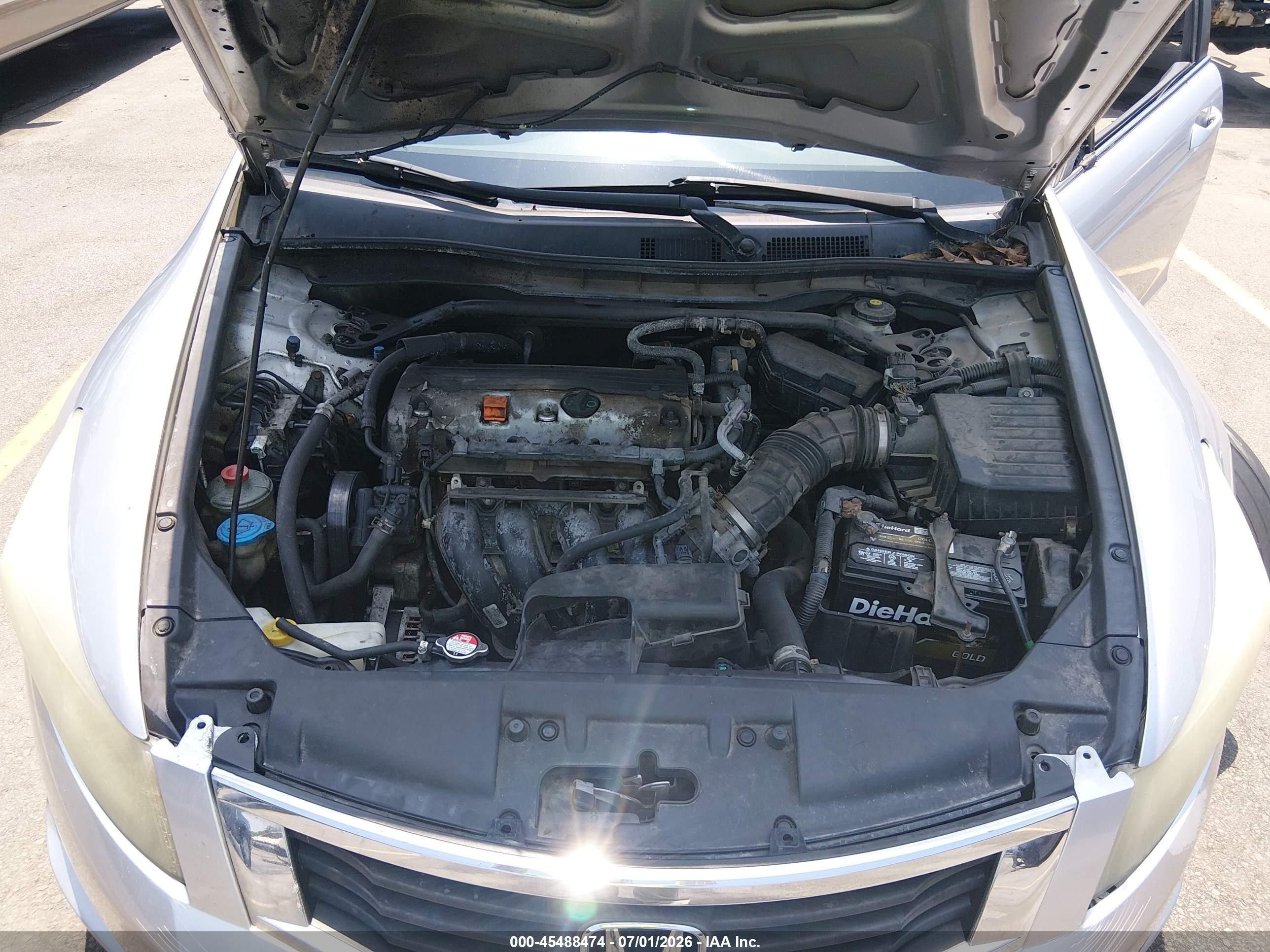 2010 Honda Accord 2.4 Ex Silver vin: 1HGCP2F72AA038206