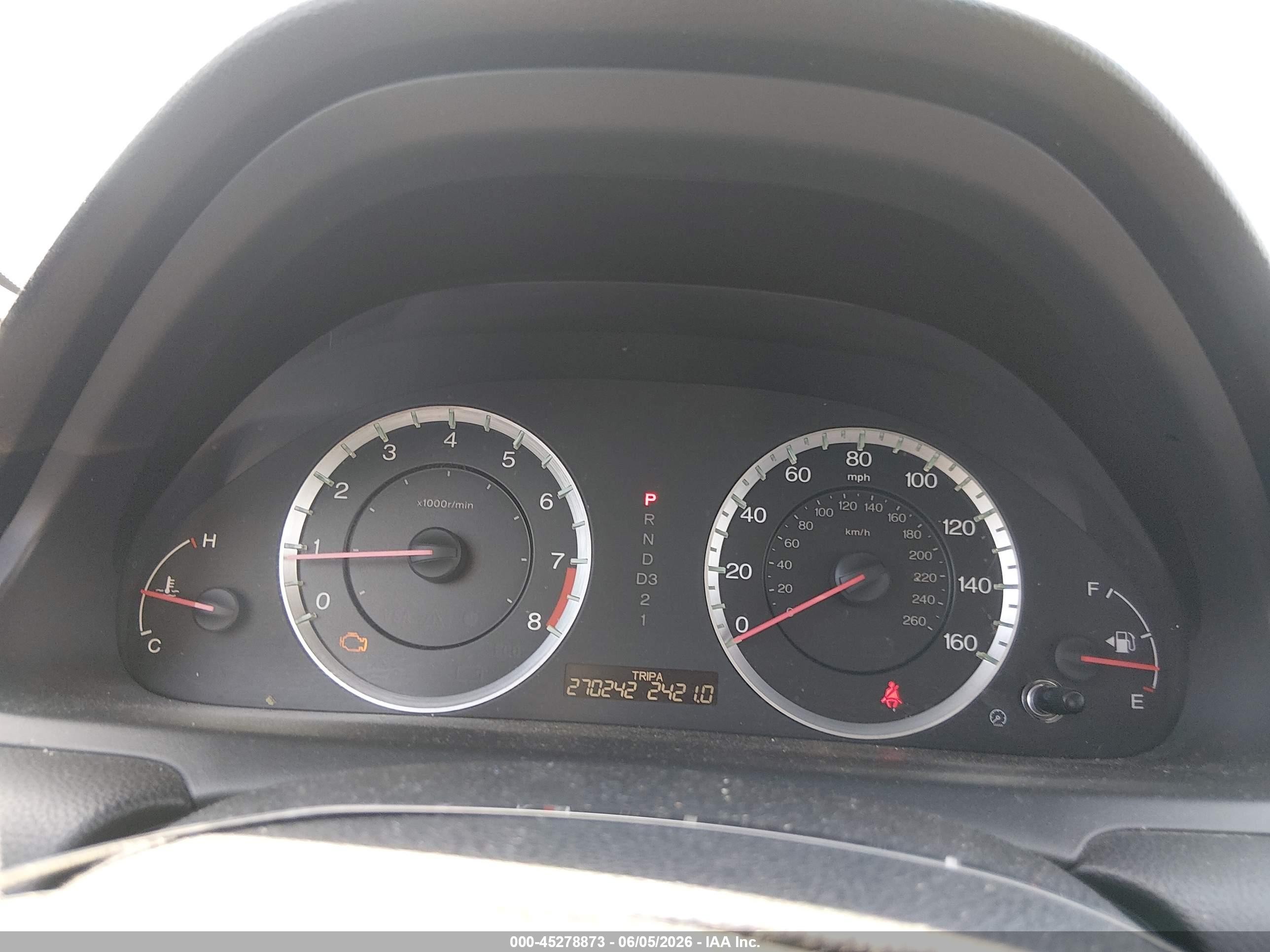2010 Honda Accord 2.4 Ex Черный vin: 1HGCP2F72AA100090