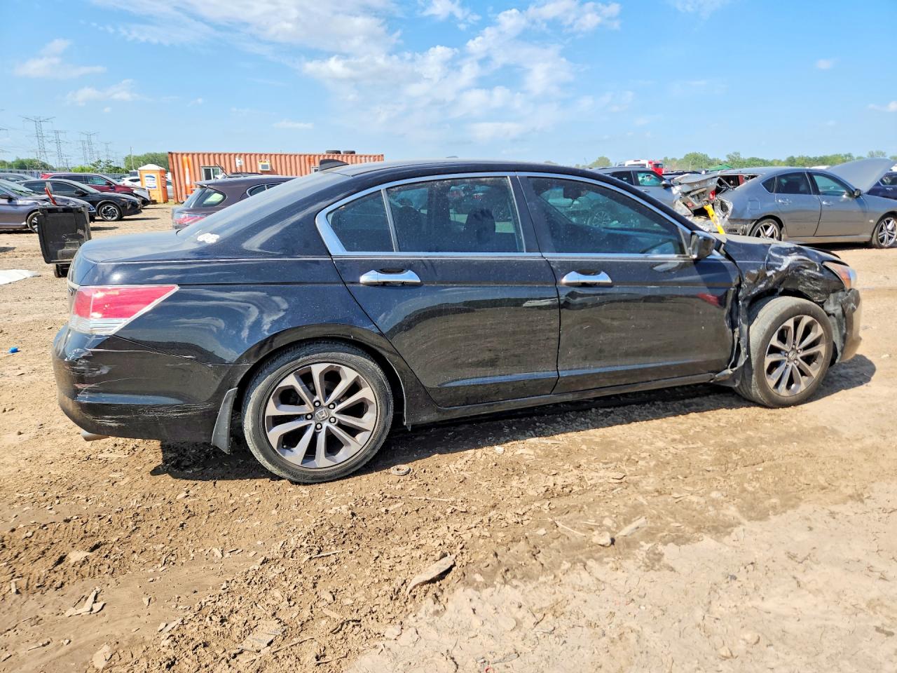 2010 Honda Accord Ex Black vin: 1HGCP2F72AA111865