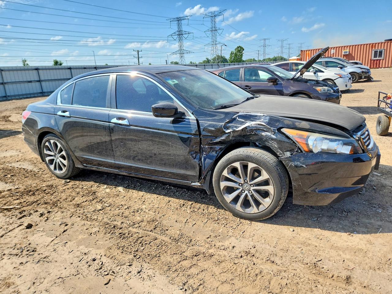 2010 Honda Accord Ex Black vin: 1HGCP2F72AA111865