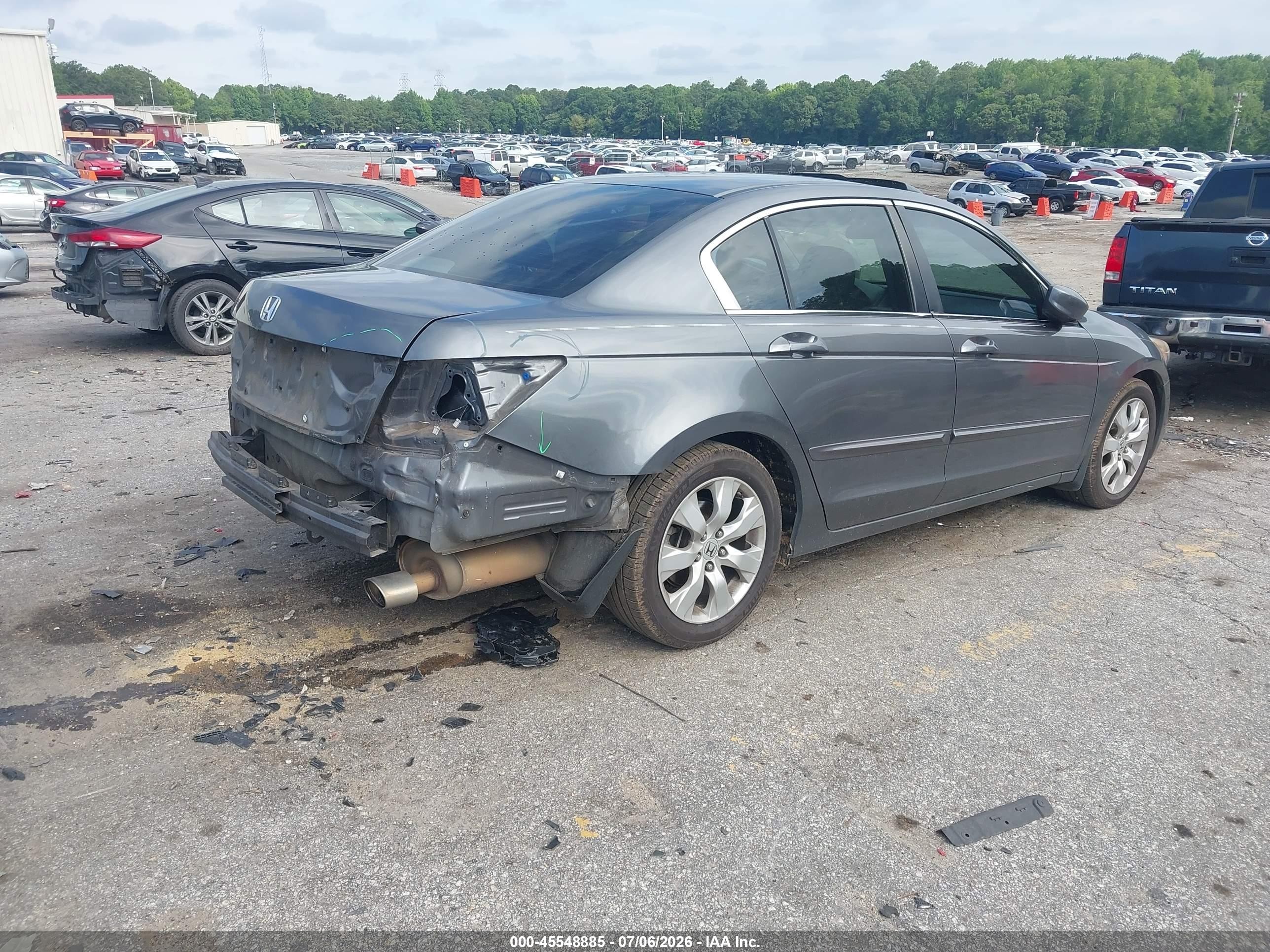 2010 Honda Accord 2.4 Ex Gray vin: 1HGCP2F72AA126902