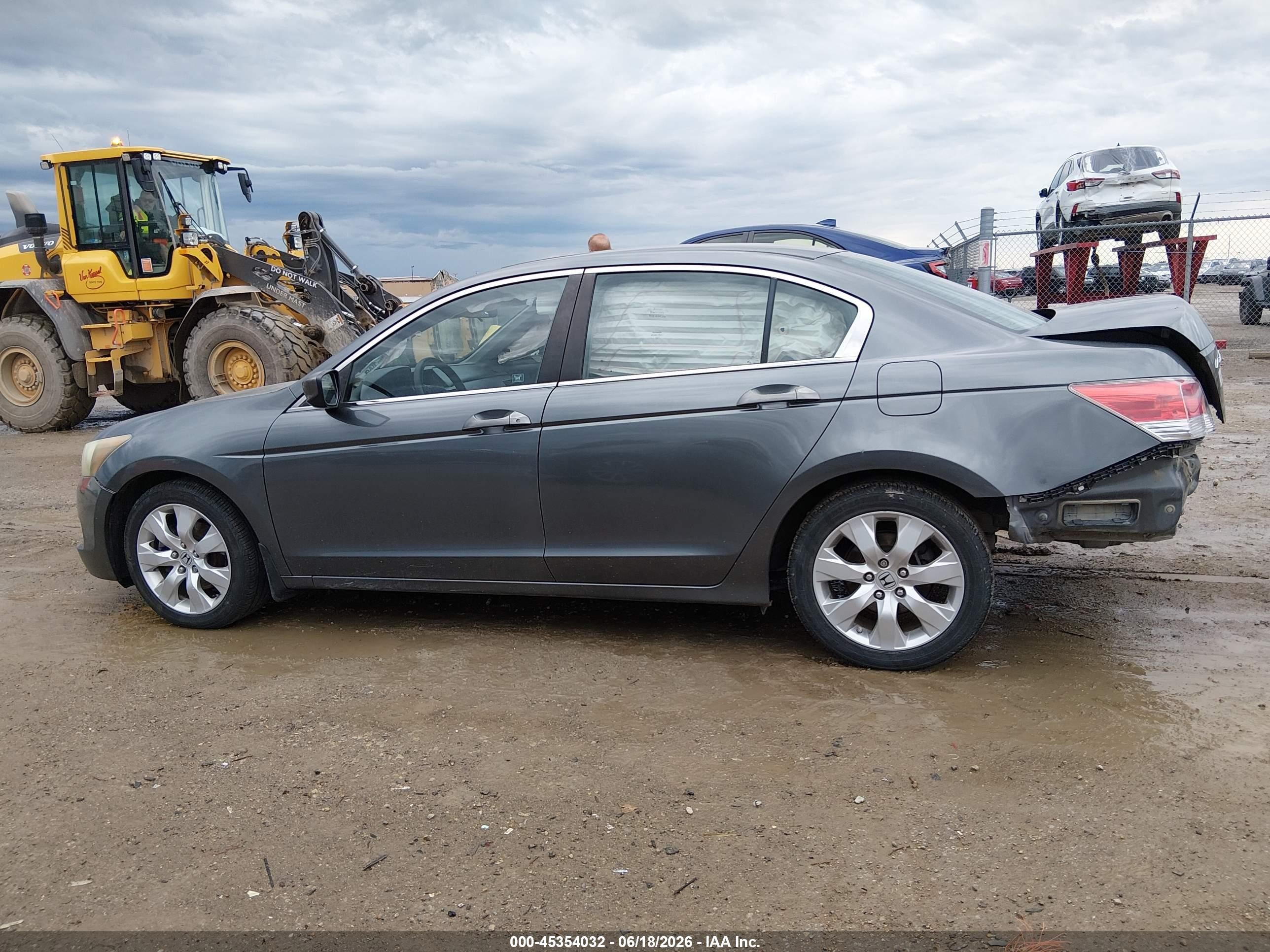 2010 Honda Accord 2.4 Ex Серый vin: 1HGCP2F72AA165554
