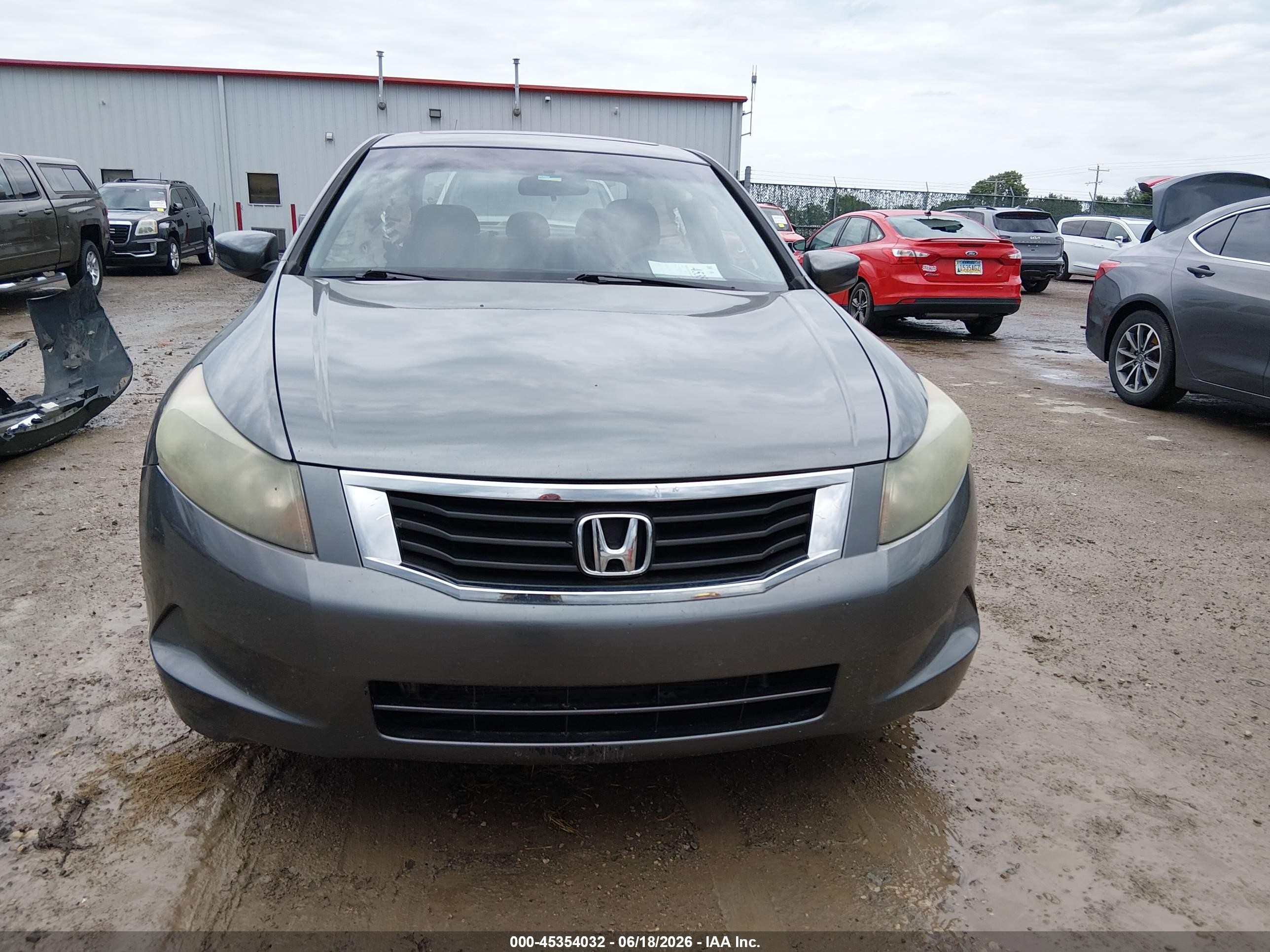 2010 Honda Accord 2.4 Ex Серый vin: 1HGCP2F72AA165554