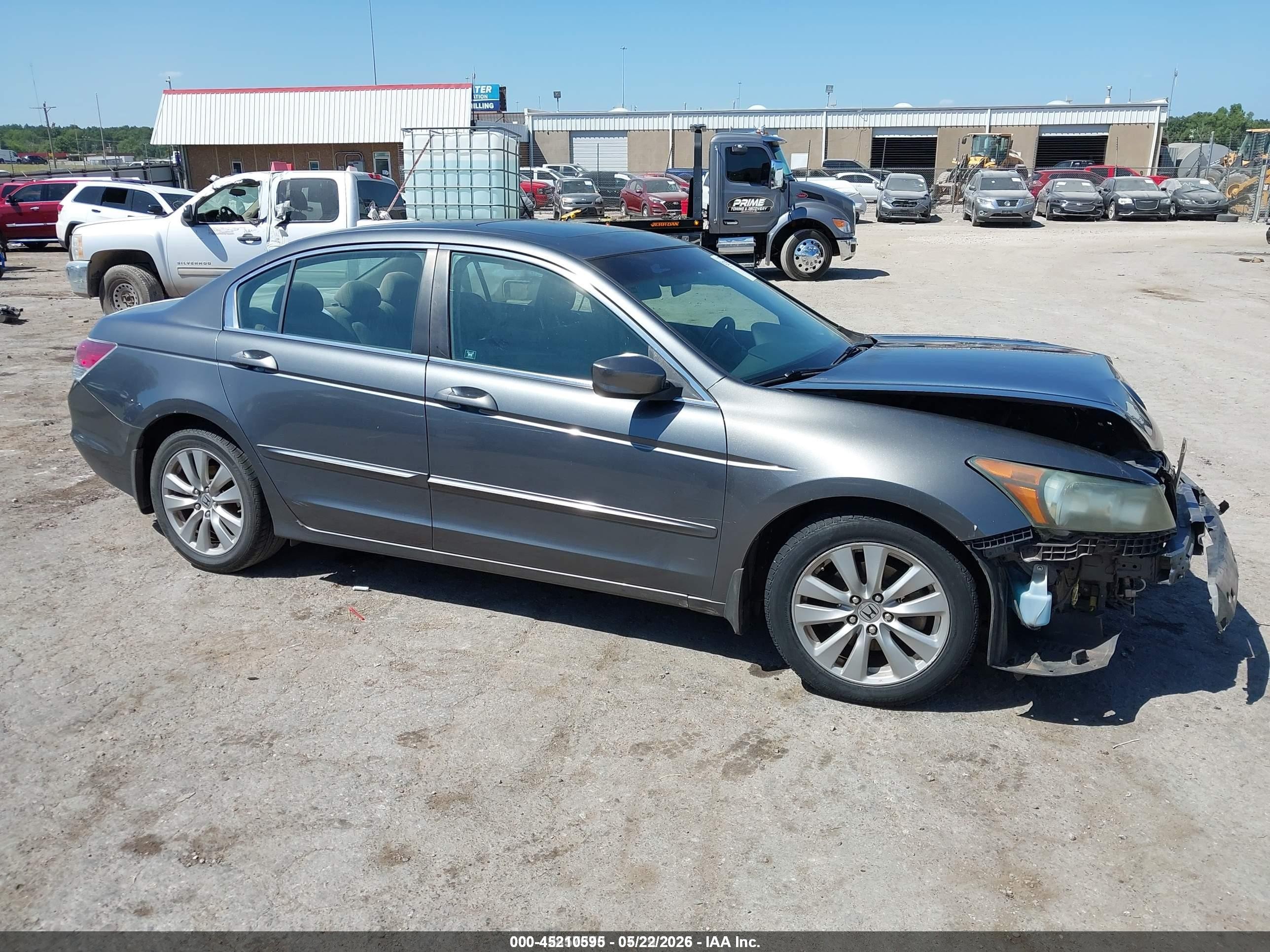 2011 Honda Accord 2.4 Ex Gray vin: 1HGCP2F72BA009869