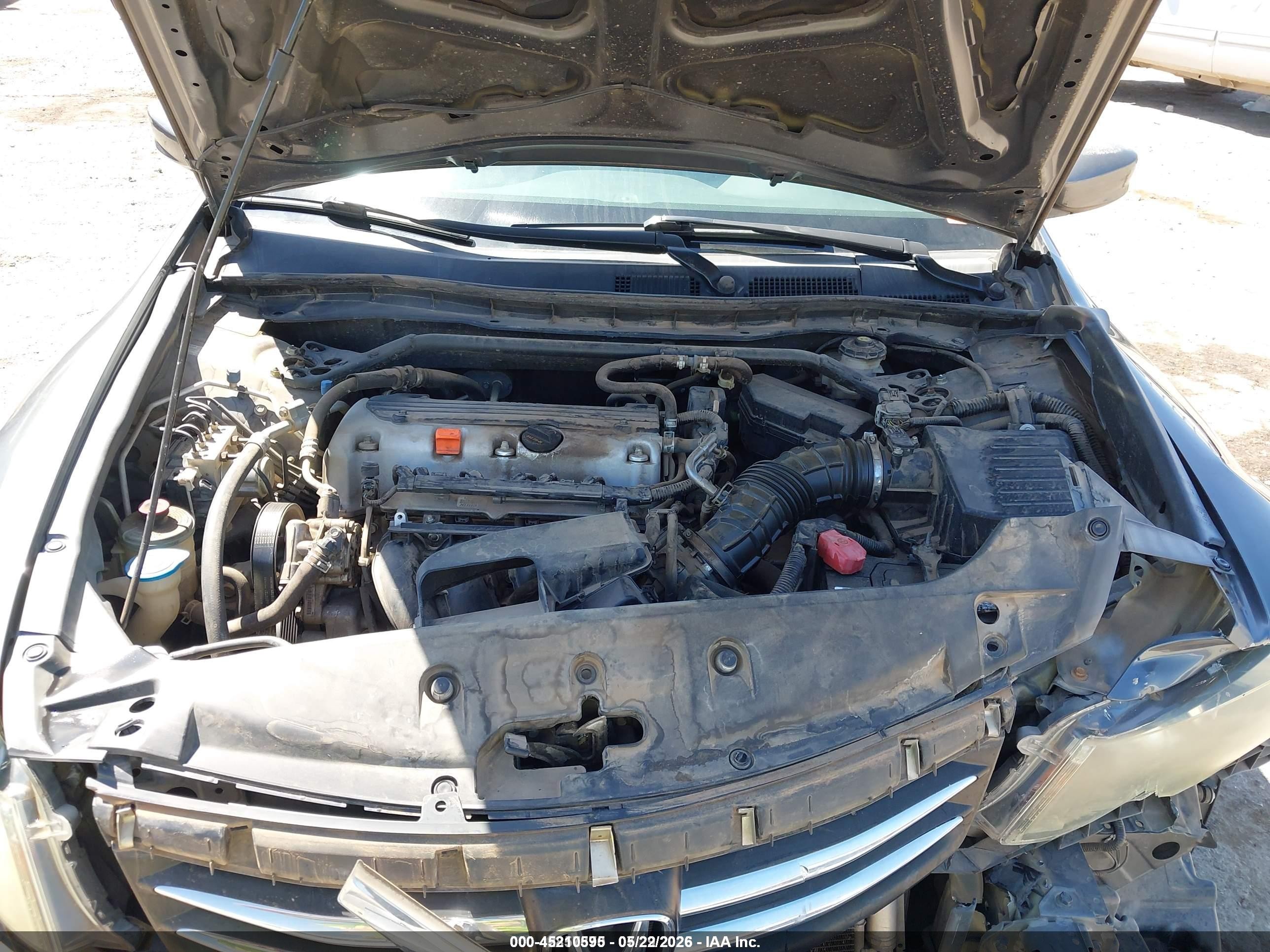 2011 Honda Accord 2.4 Ex Gray vin: 1HGCP2F72BA009869