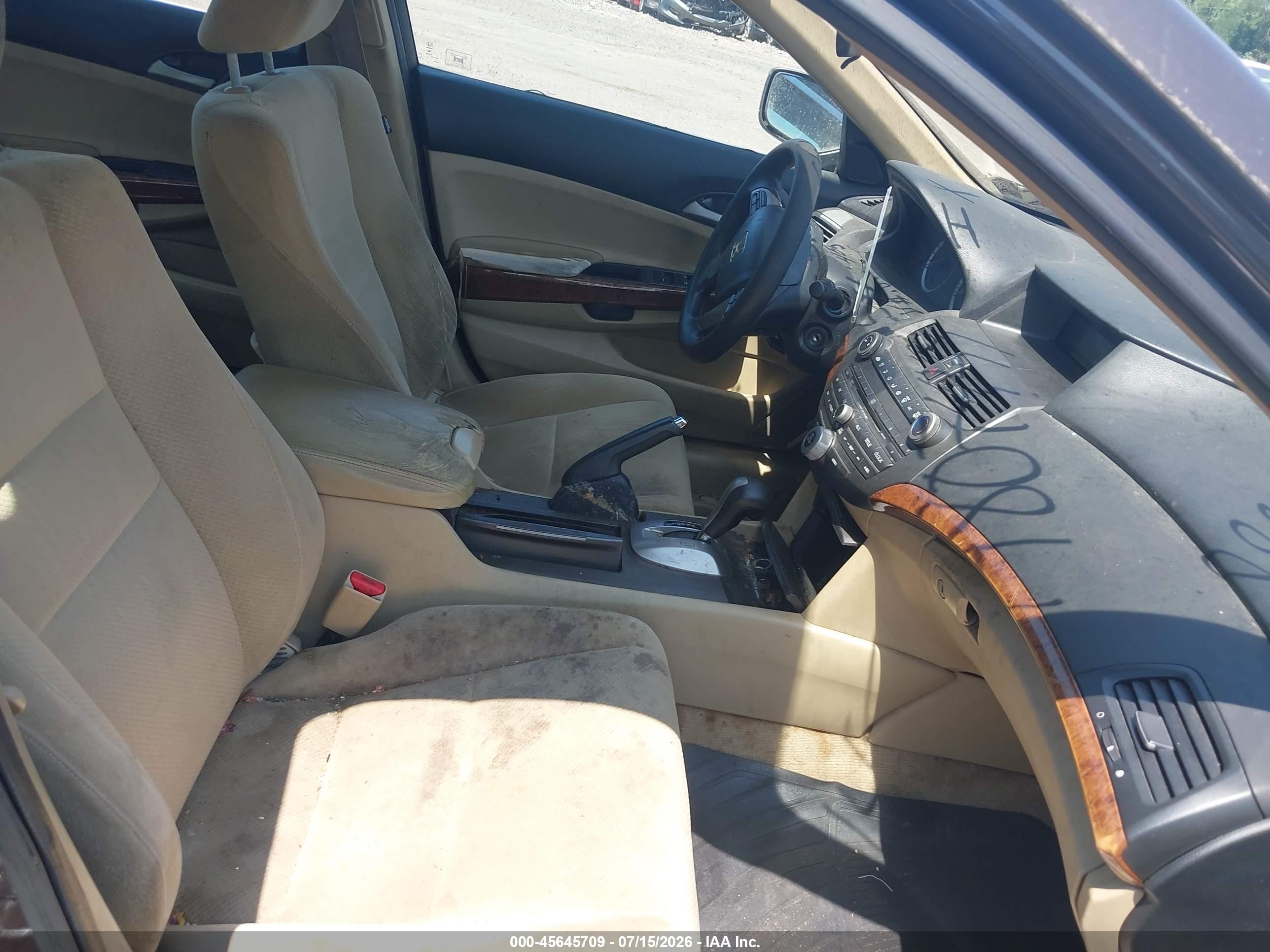 2011 Honda Accord 2.4 Ex Brown vin: 1HGCP2F72BA020693