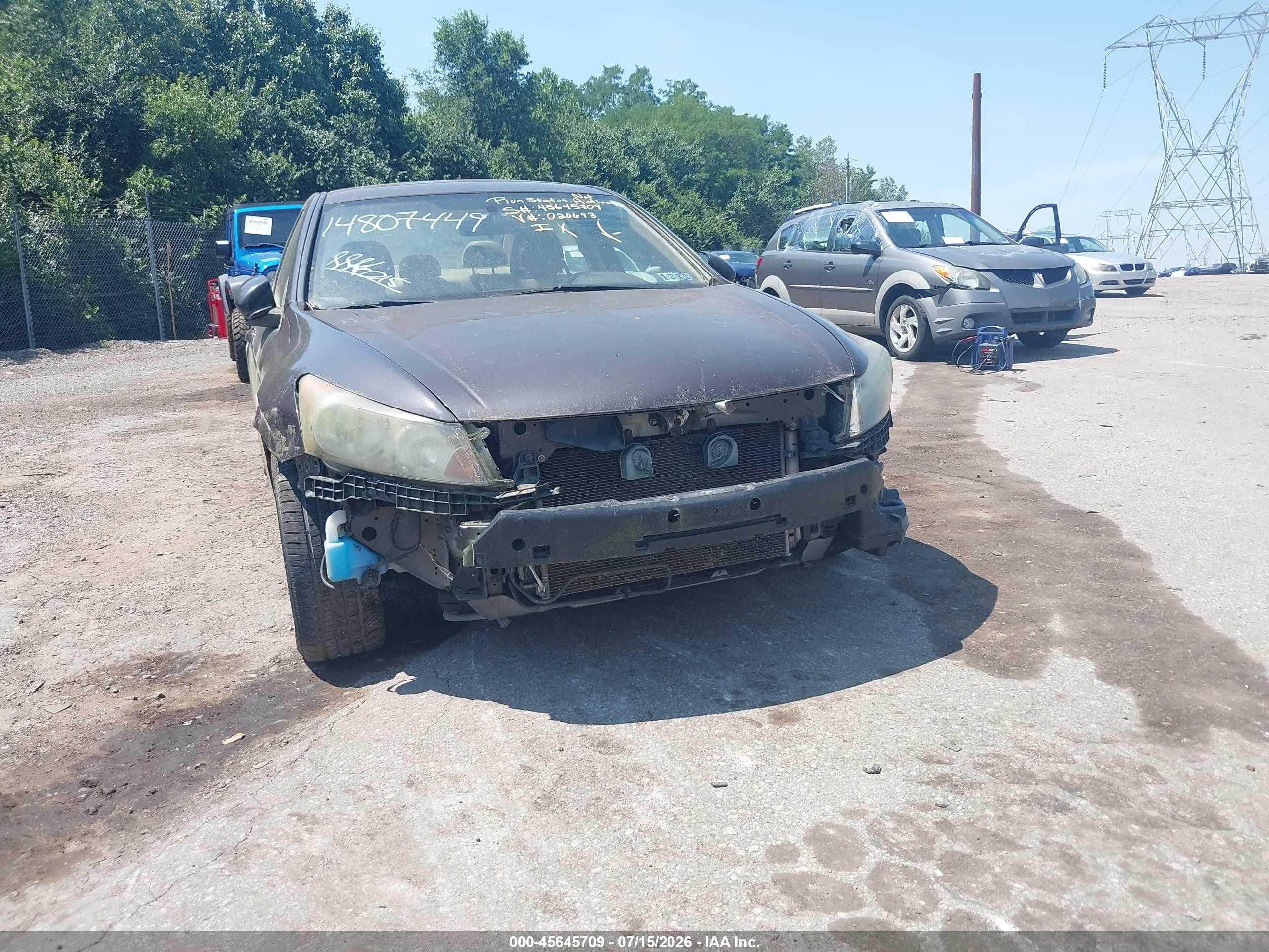 2011 Honda Accord 2.4 Ex Brown vin: 1HGCP2F72BA020693