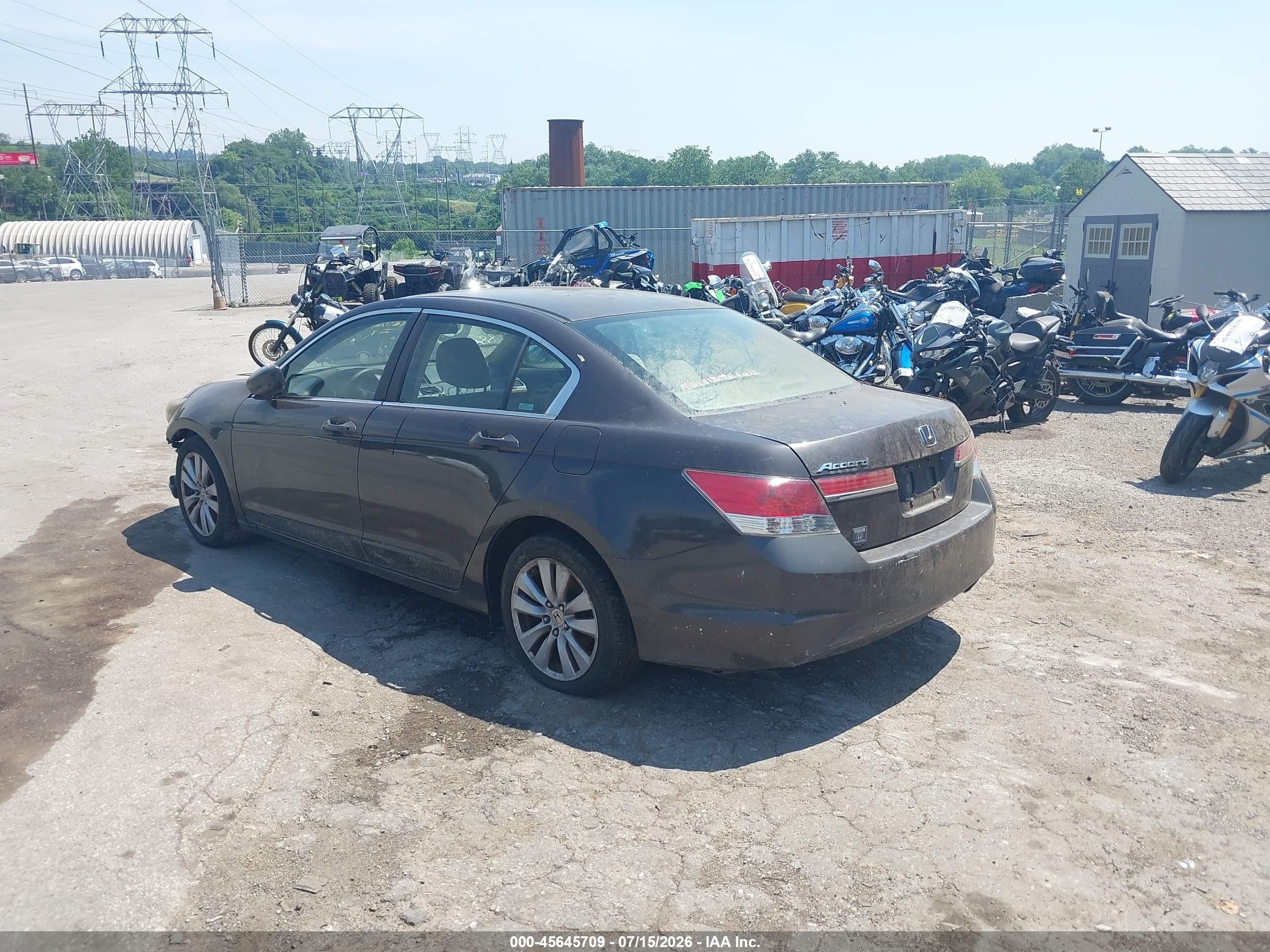 2011 Honda Accord 2.4 Ex Brown vin: 1HGCP2F72BA020693