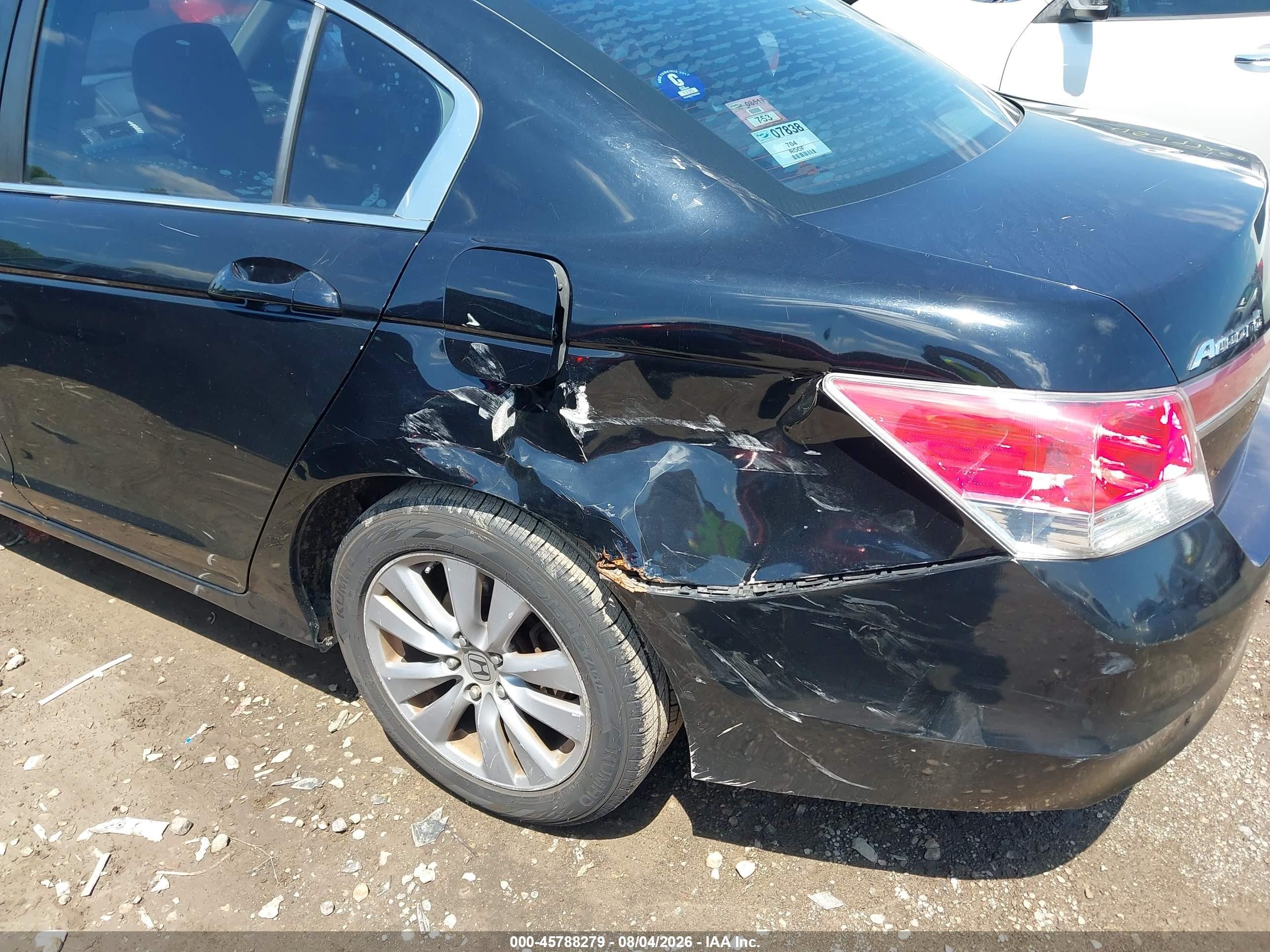 2011 Honda Accord 2.4 Ex Black vin: 1HGCP2F72BA053709