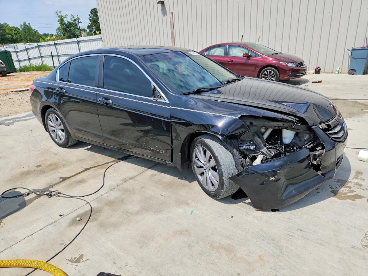 2012 Honda Accord Ex Black vin: 1HGCP2F72CA014653