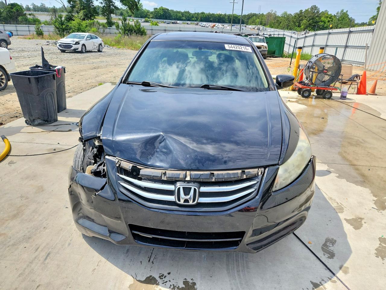 2012 Honda Accord Ex Black vin: 1HGCP2F72CA014653