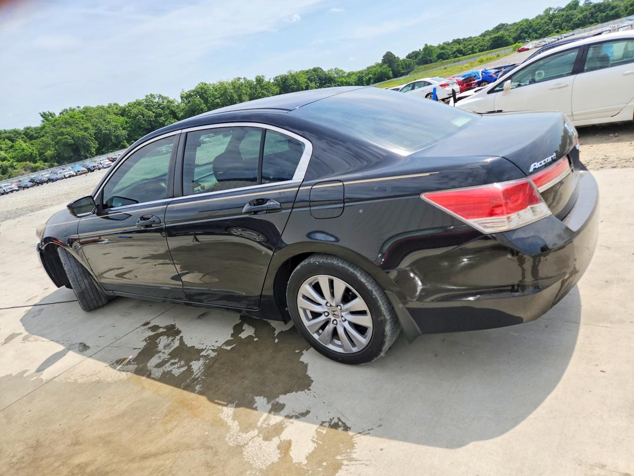 2012 Honda Accord Ex Black vin: 1HGCP2F72CA014653