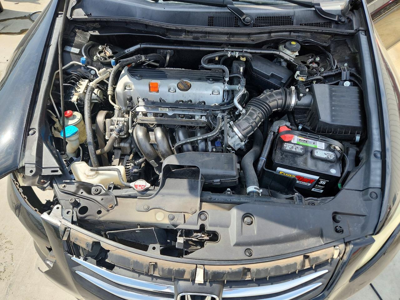 2012 Honda Accord Ex Black vin: 1HGCP2F72CA014653