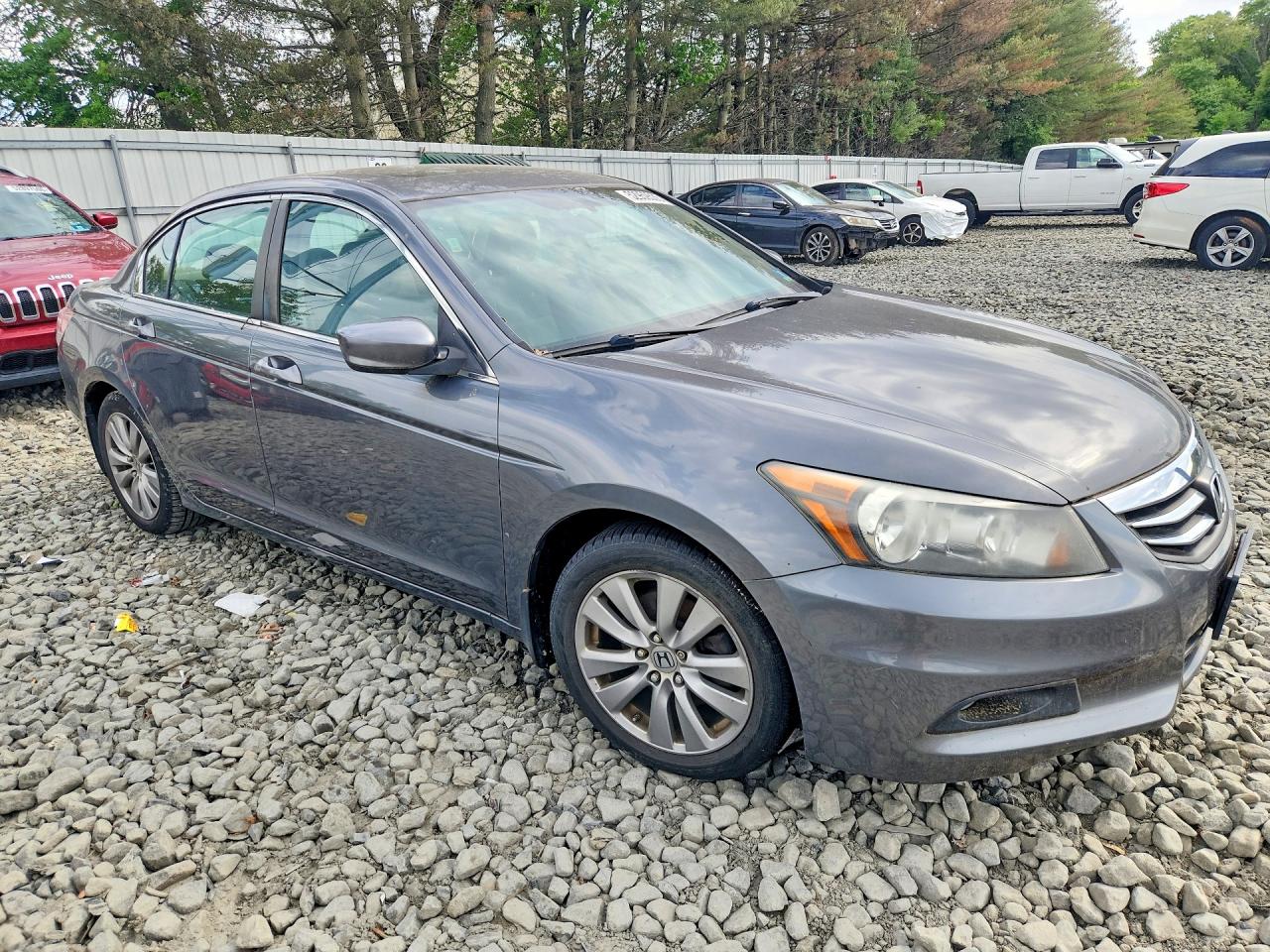 2012 Honda Accord Ex Gray vin: 1HGCP2F72CA090681