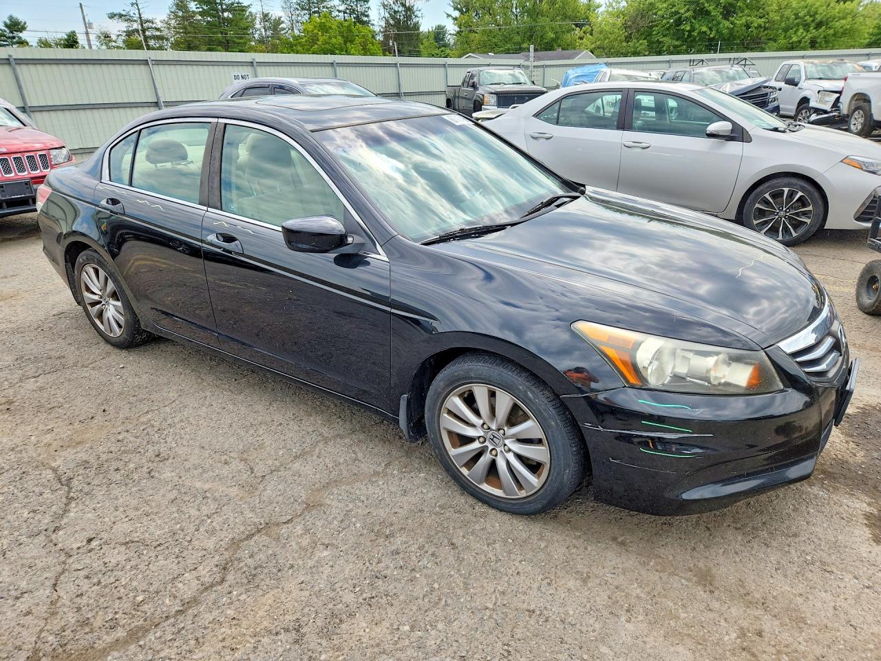 2012 Honda Accord Ex Black vin: 1HGCP2F72CA125090