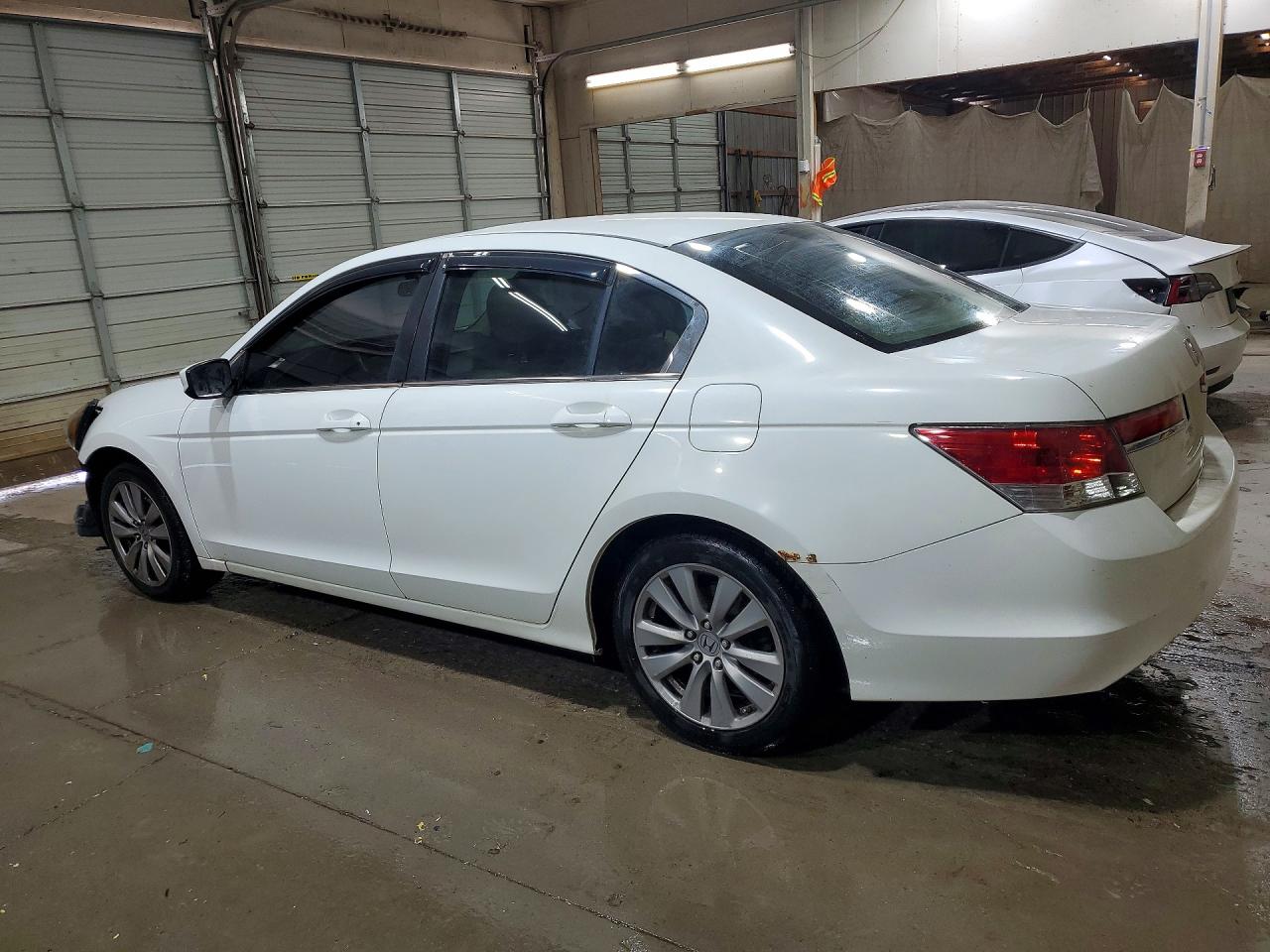 2012 Honda Accord Ex White vin: 1HGCP2F72CA158204