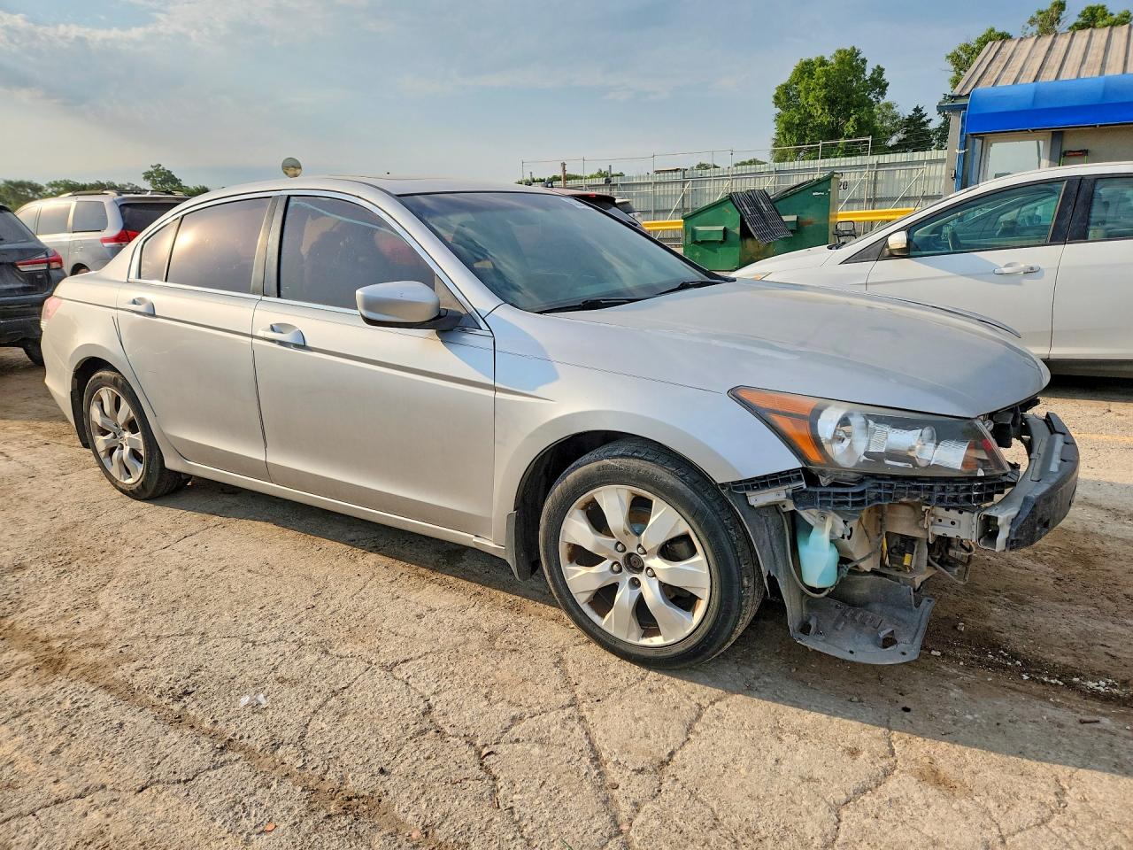 2010 Honda Accord Ex Silver vin: 1HGCP2F73AA001178
