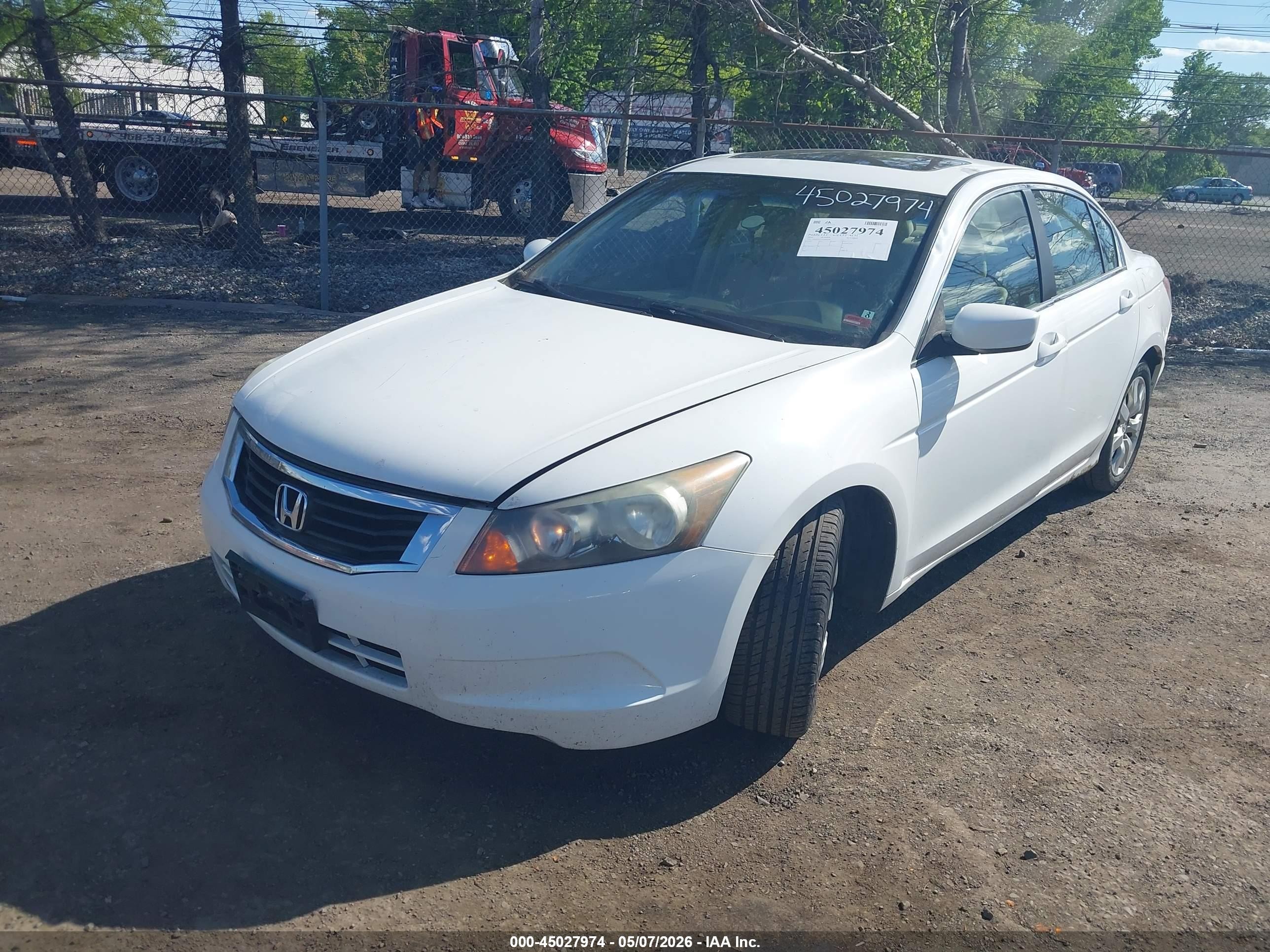 2010 Honda Accord 2.4 Ex White vin: 1HGCP2F73AA081081