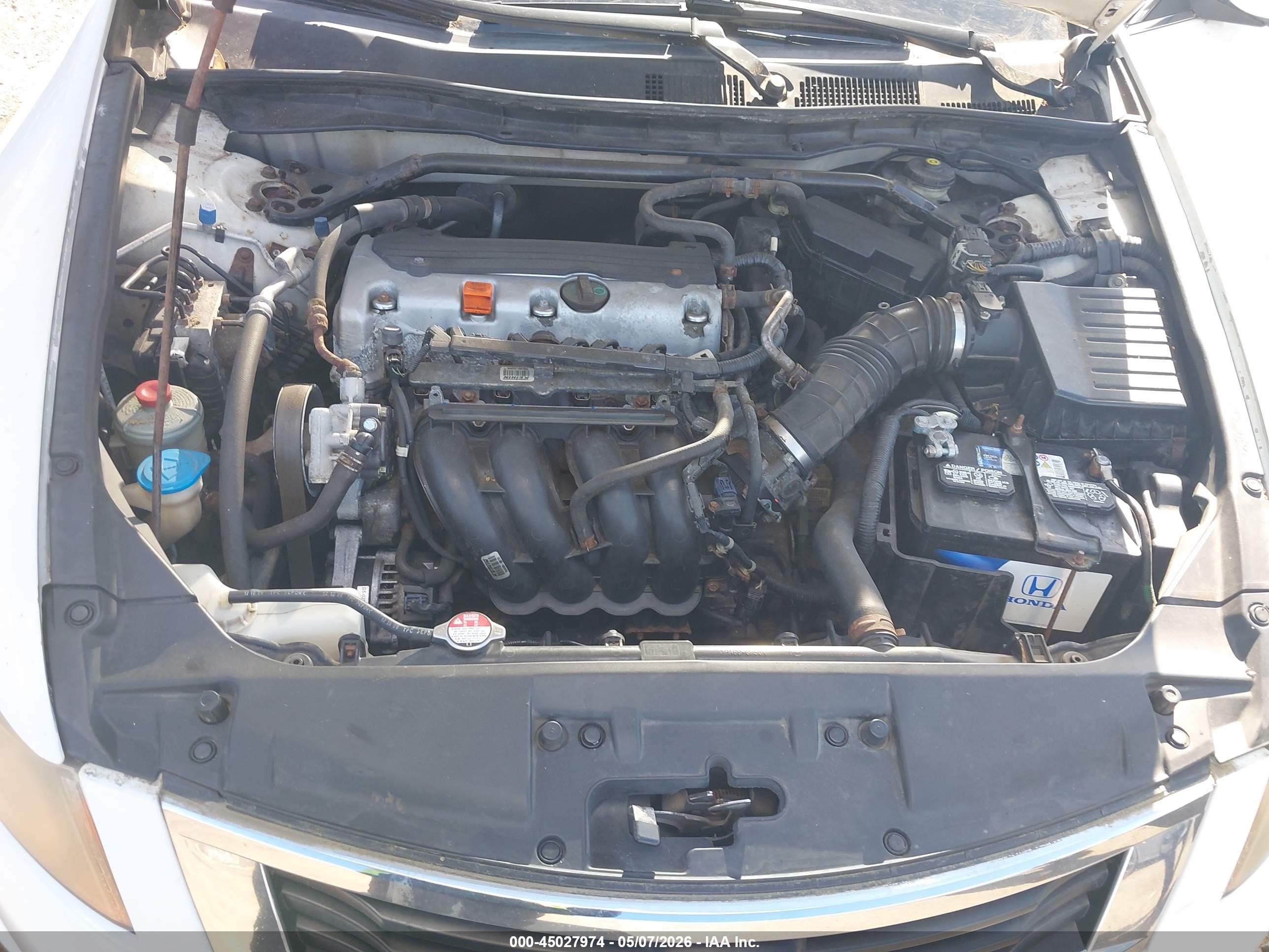 2010 Honda Accord 2.4 Ex White vin: 1HGCP2F73AA081081