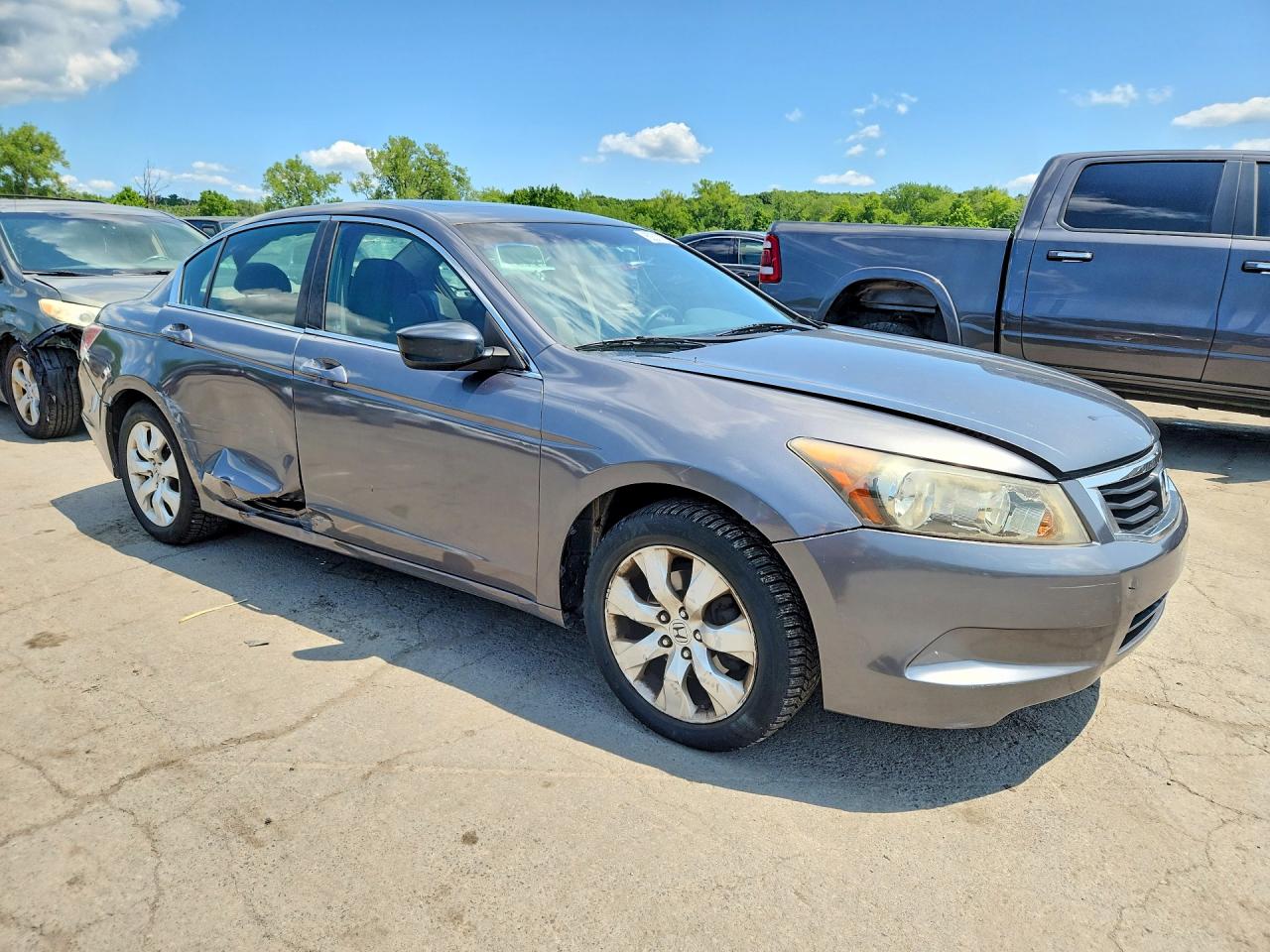 2010 Honda Accord Ex Серый vin: 1HGCP2F73AA187367