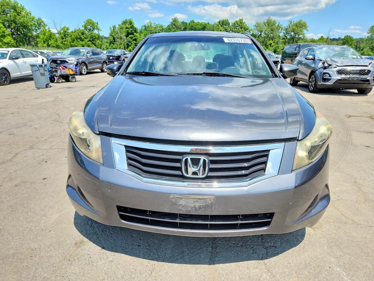 2010 Honda Accord Ex Серый vin: 1HGCP2F73AA187367