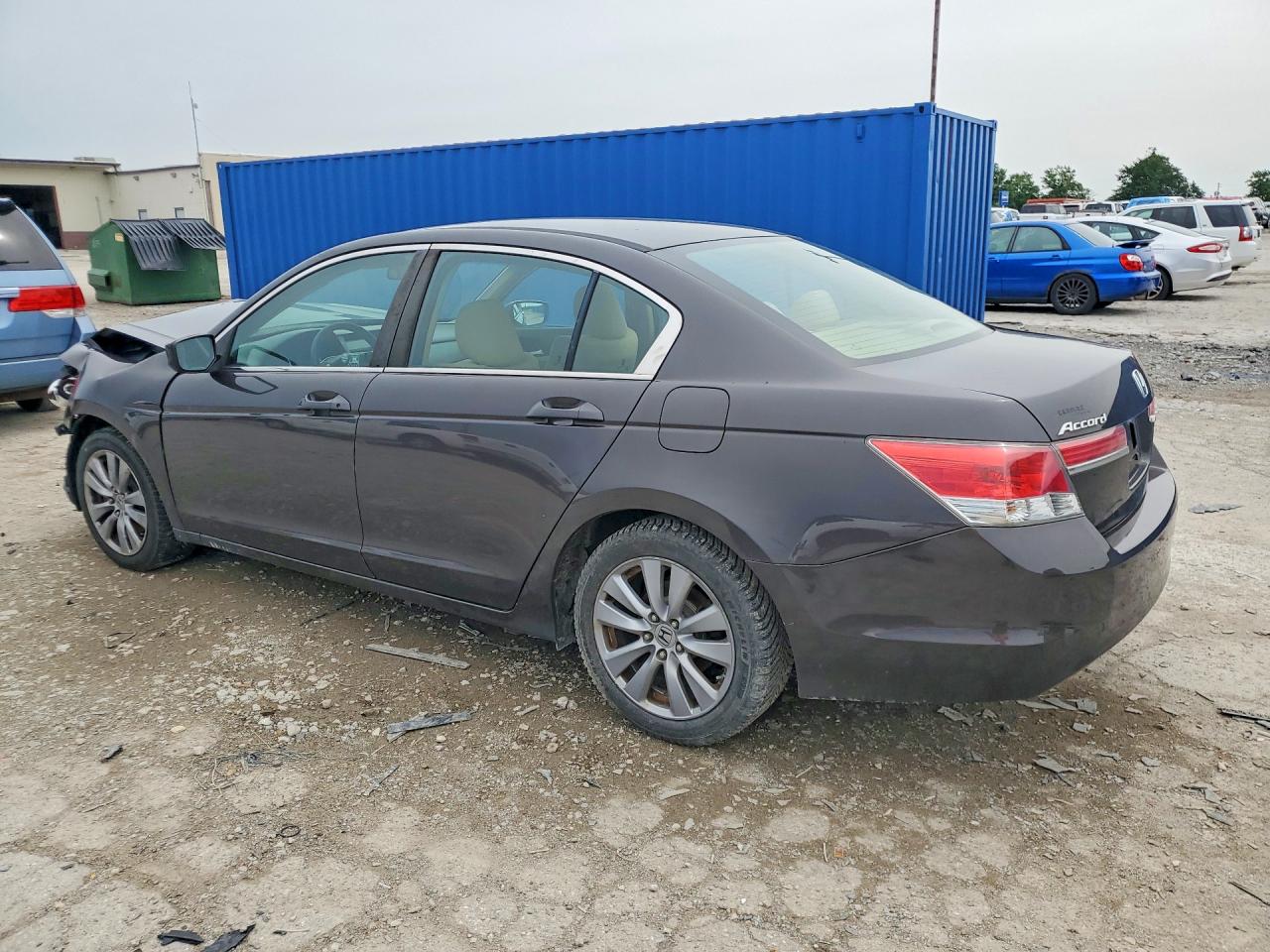 2011 Honda Accord Ex Gray vin: 1HGCP2F73BA037549