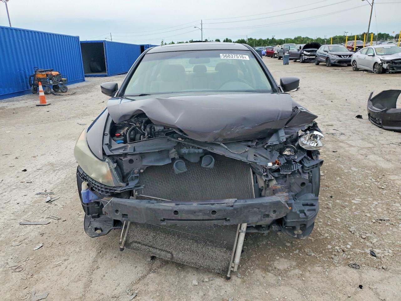 2011 Honda Accord Ex Gray vin: 1HGCP2F73BA037549