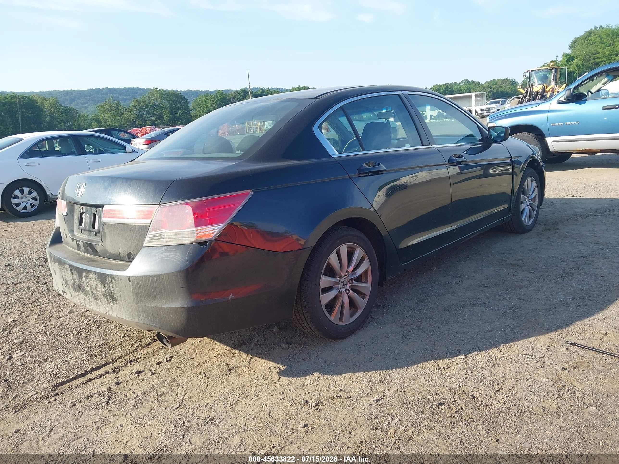 2012 Honda Accord 2.4 Ex Black vin: 1HGCP2F73CA022549