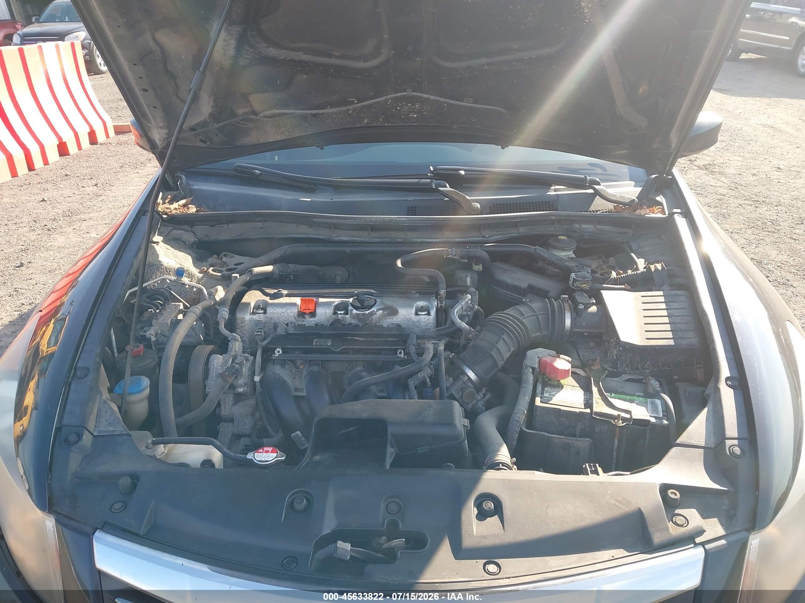 2012 Honda Accord 2.4 Ex Black vin: 1HGCP2F73CA022549